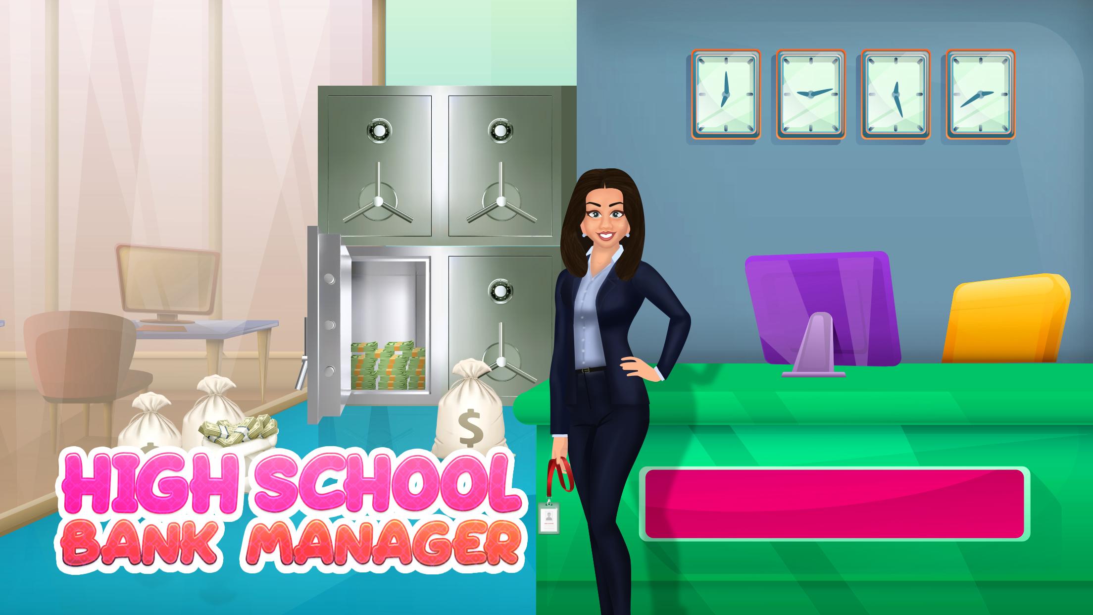 اسکرین شات 1 بازی High School Bank Manager
