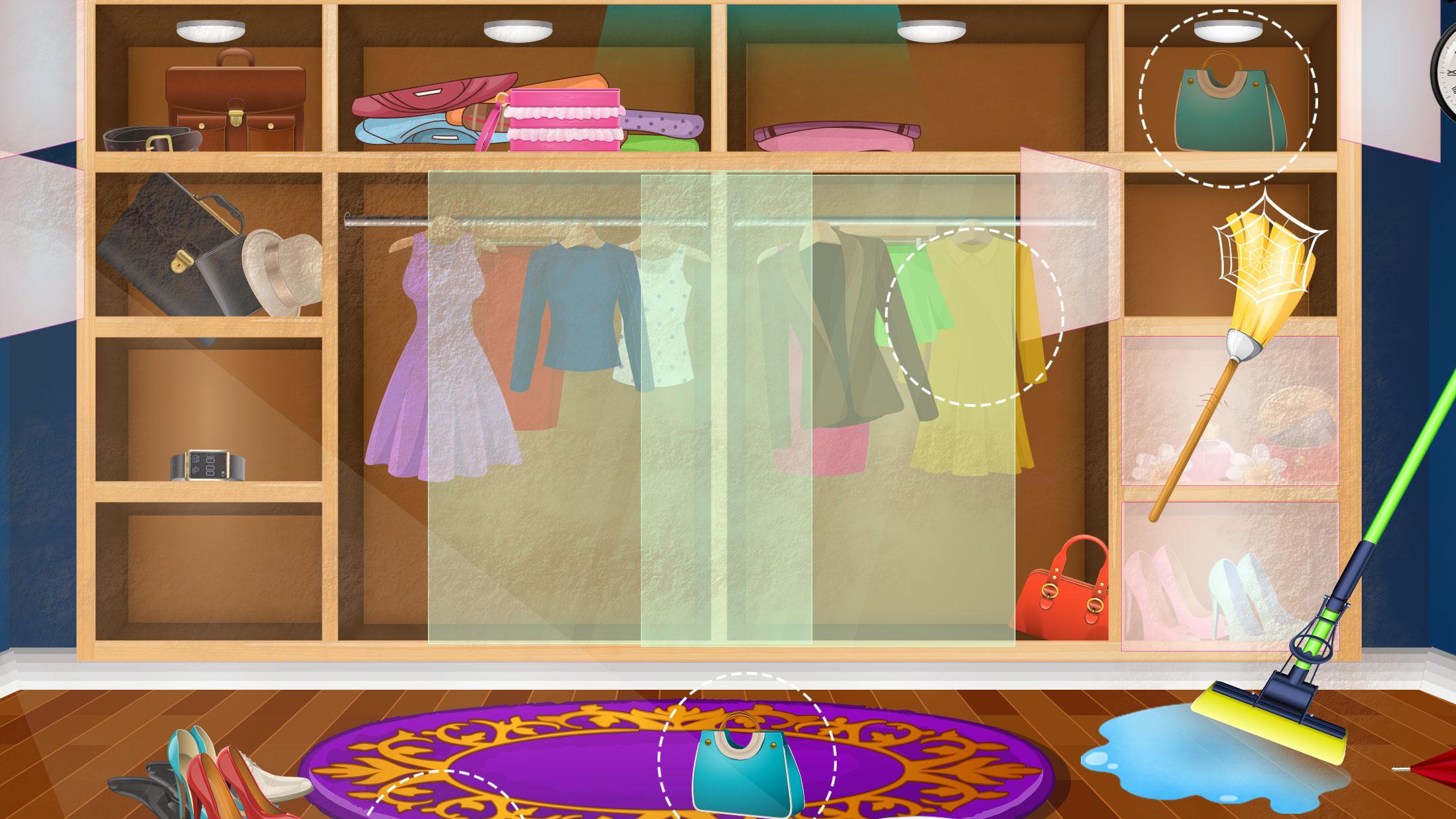 اسکرین شات 2 بازی Messy House Closet Cleanup