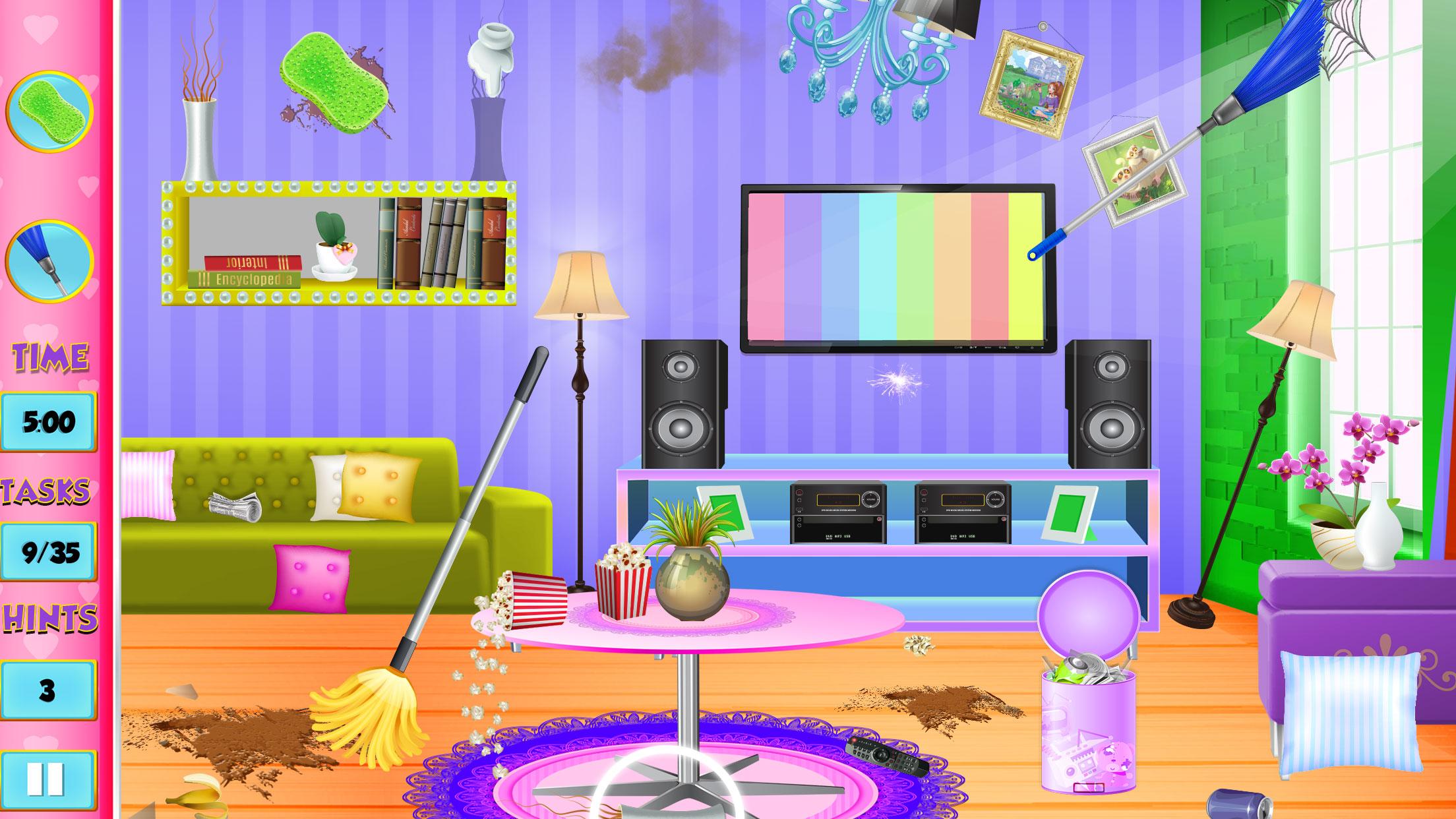 اسکرین شات 3 بازی My Family Mansion Cleaning