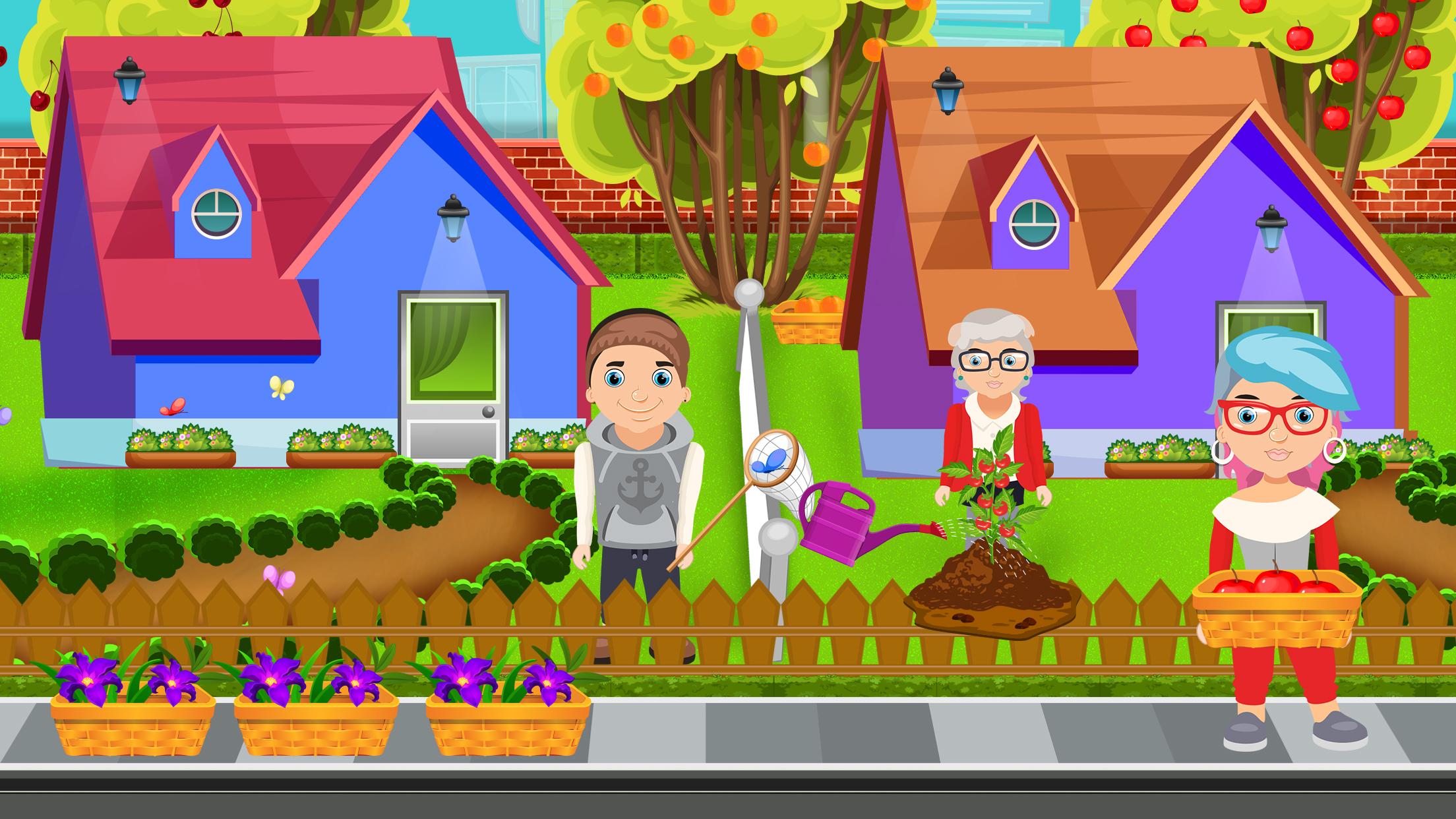اسکرین شات 3 بازی Pretend House Neighborhood