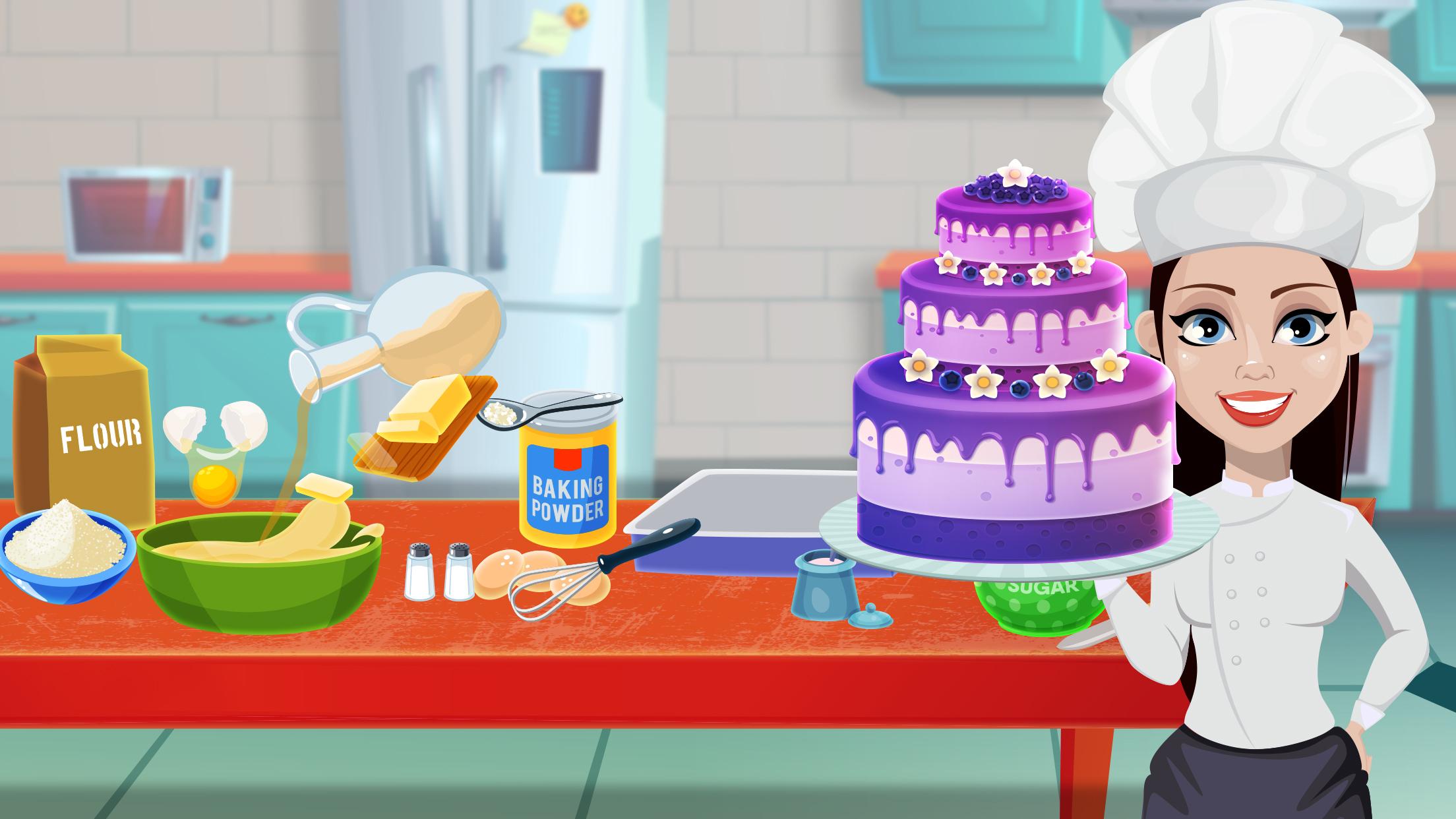 اسکرین شات 3 بازی Cooking Cake Bakery Store: Sta