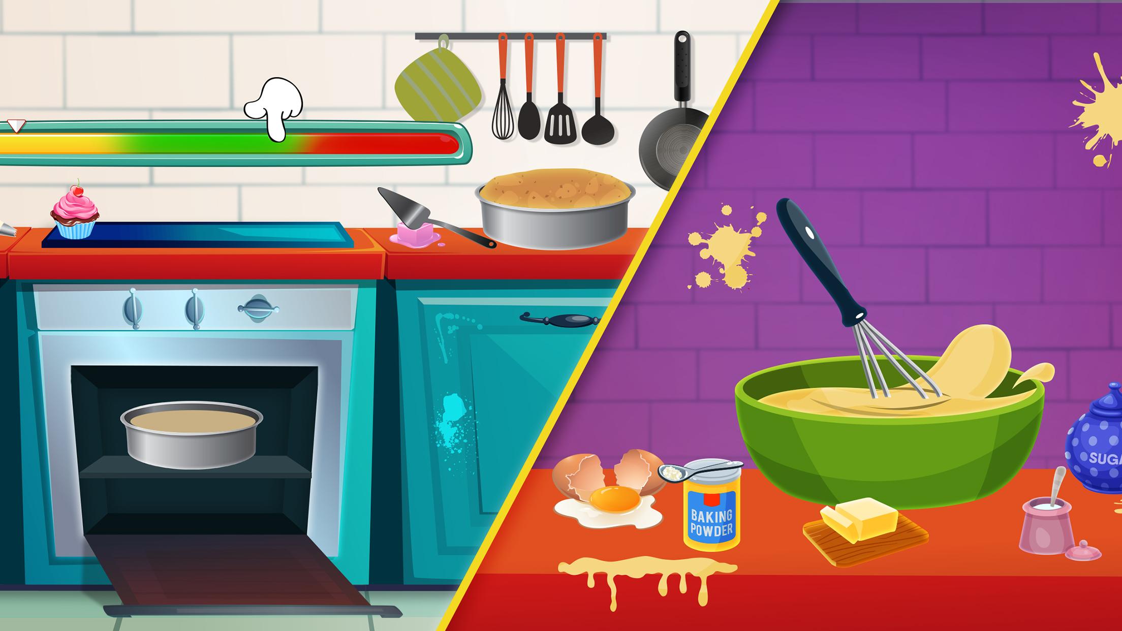 اسکرین شات 4 بازی Cooking Cake Bakery Store: Sta
