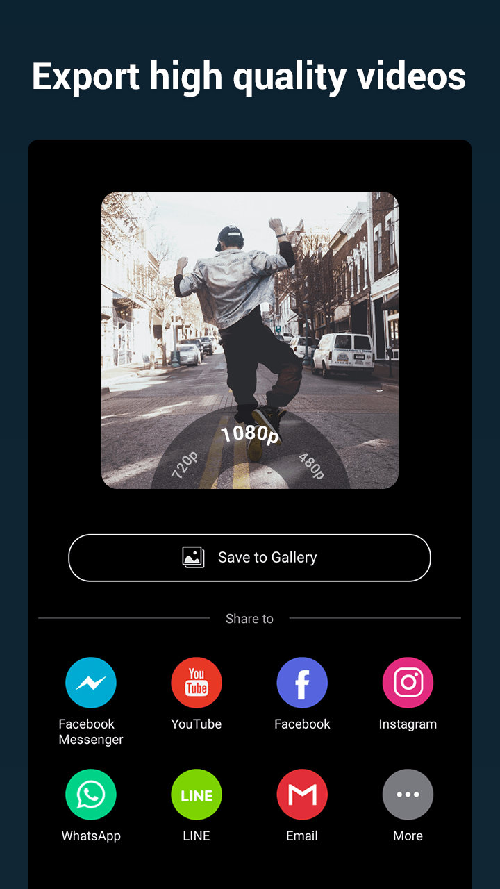 اسکرین شات 6 برنامه Video Editor & Camli HD Camera