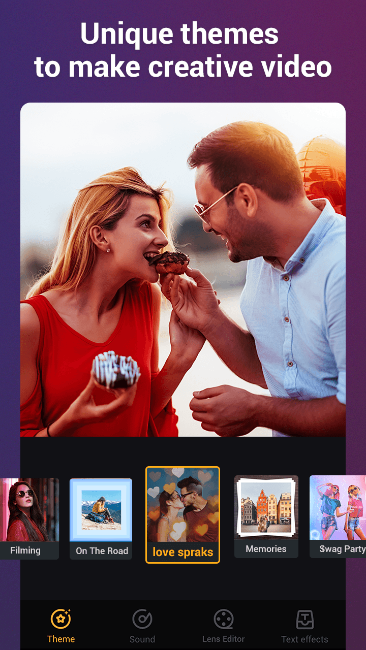 اسکرین شات 3 برنامه Video Editor & Camli HD Camera