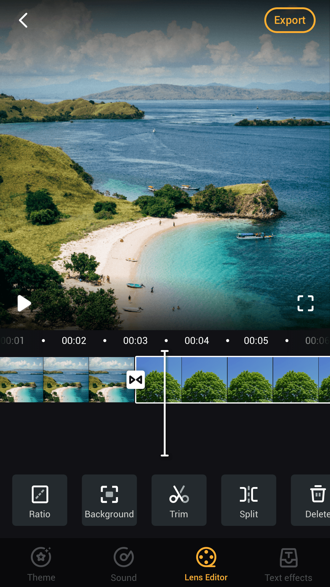 اسکرین شات 7 برنامه Video Editor & Camli HD Camera