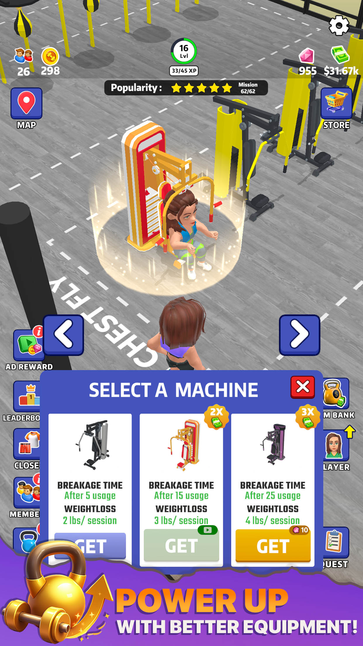 اسکرین شات 2 بازی Fitness Inc ! gym games