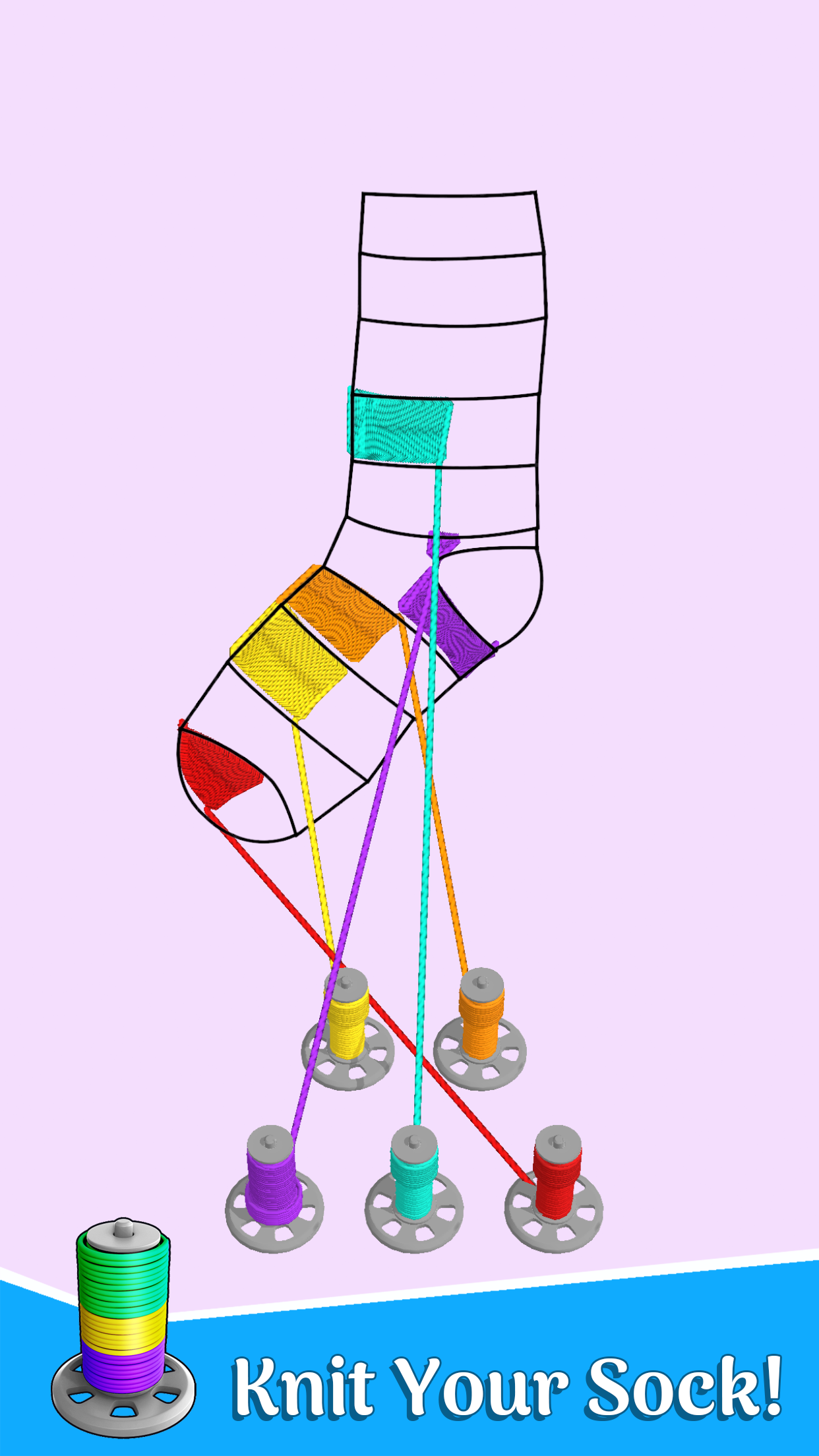 اسکرین شات 1 بازی Puzzle Thread: Color Sort