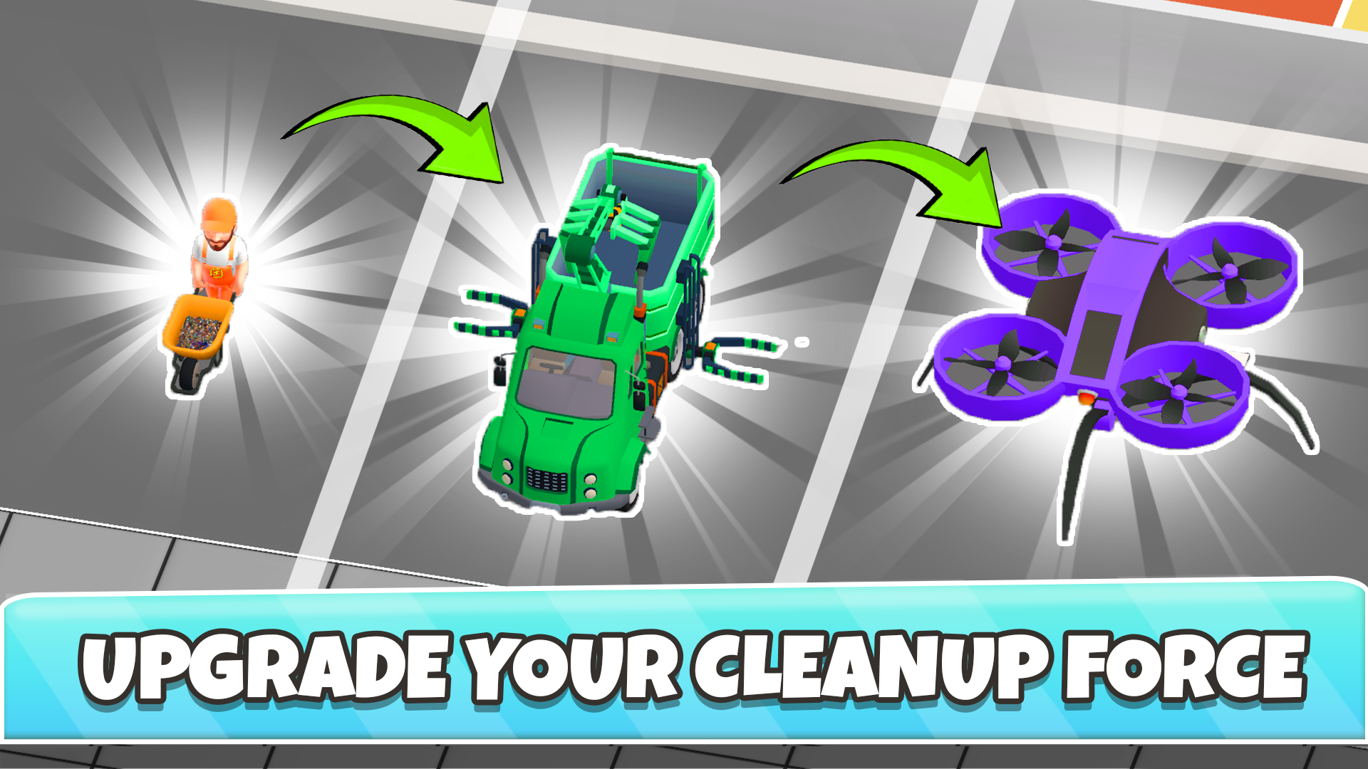 اسکرین شات 2 بازی Trash Tycoon Idle business