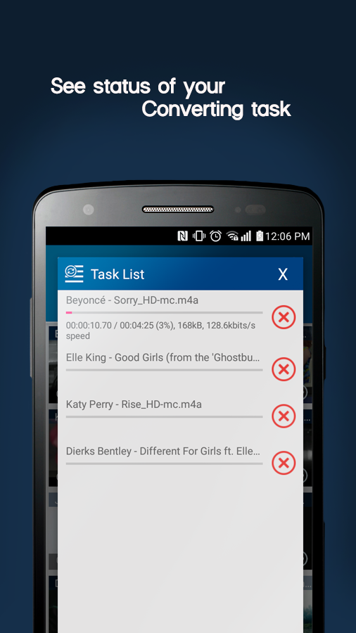 اسکرین شات 4 برنامه Video MP3 Converter