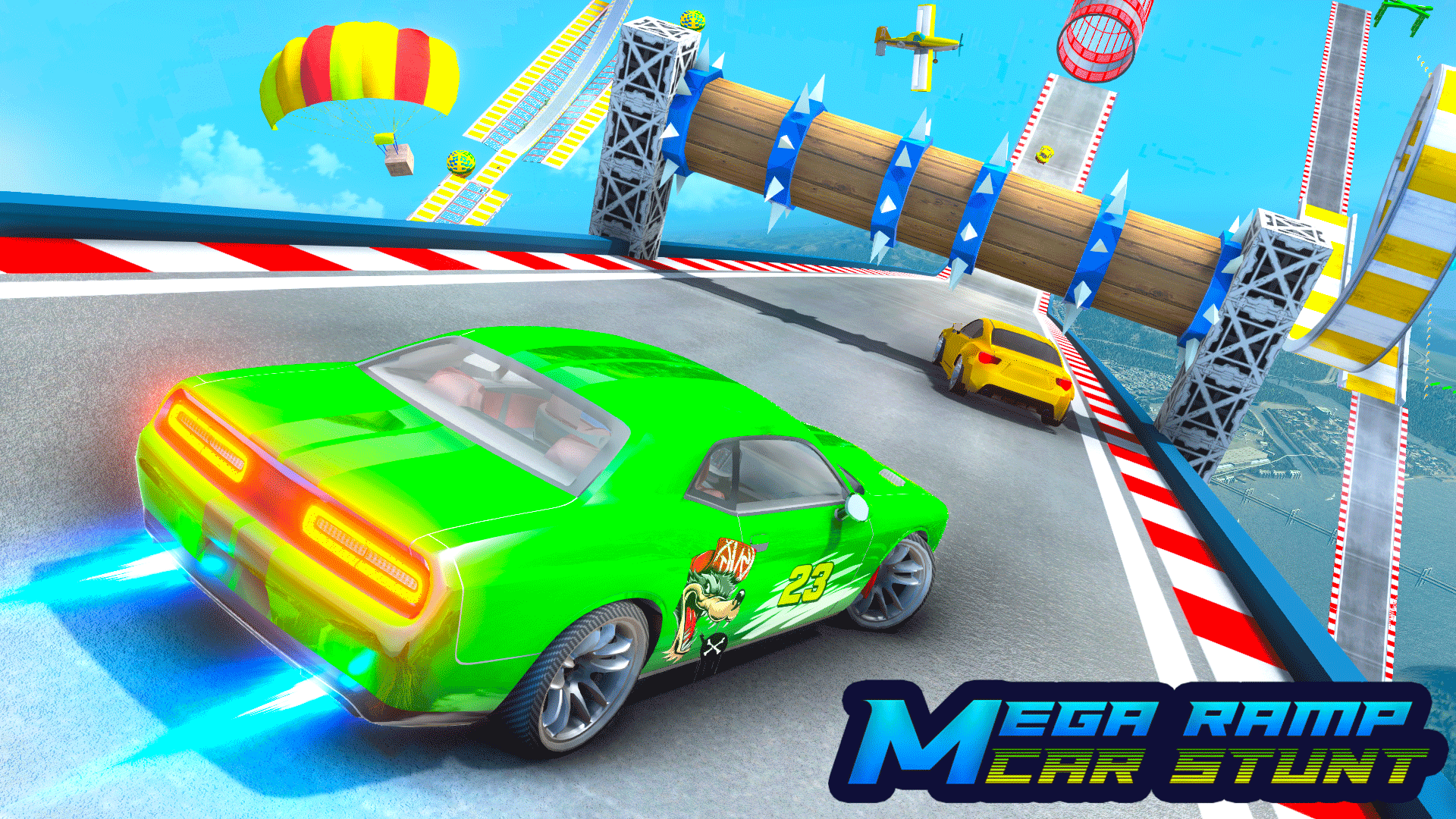 اسکرین شات 2 بازی Ramp Car Games: GT Car Stunts