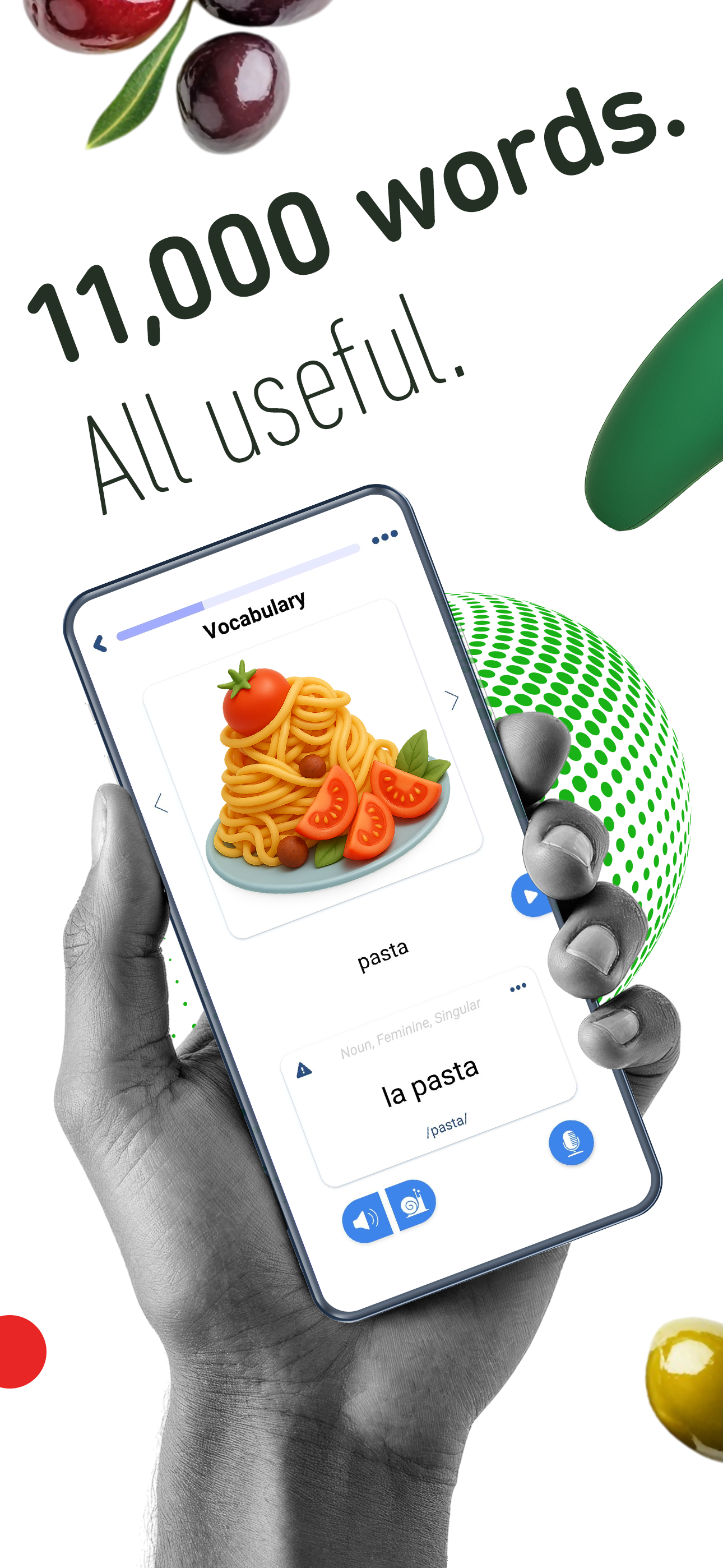 اسکرین شات 3 برنامه Learn Italian - 11,000 Words