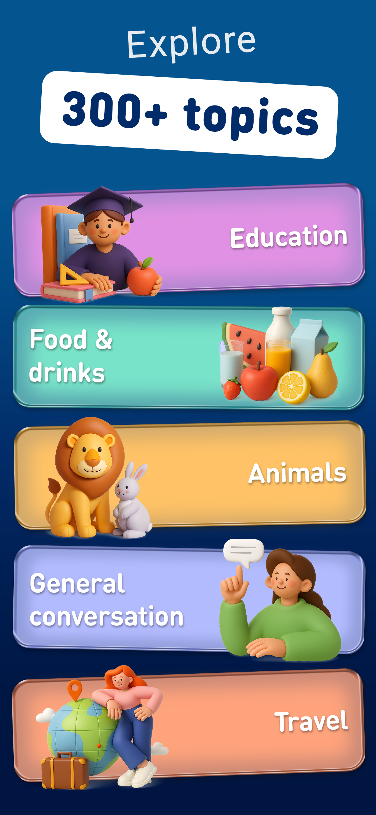 اسکرین شات 4 برنامه Learn Languages - FunEasyLearn