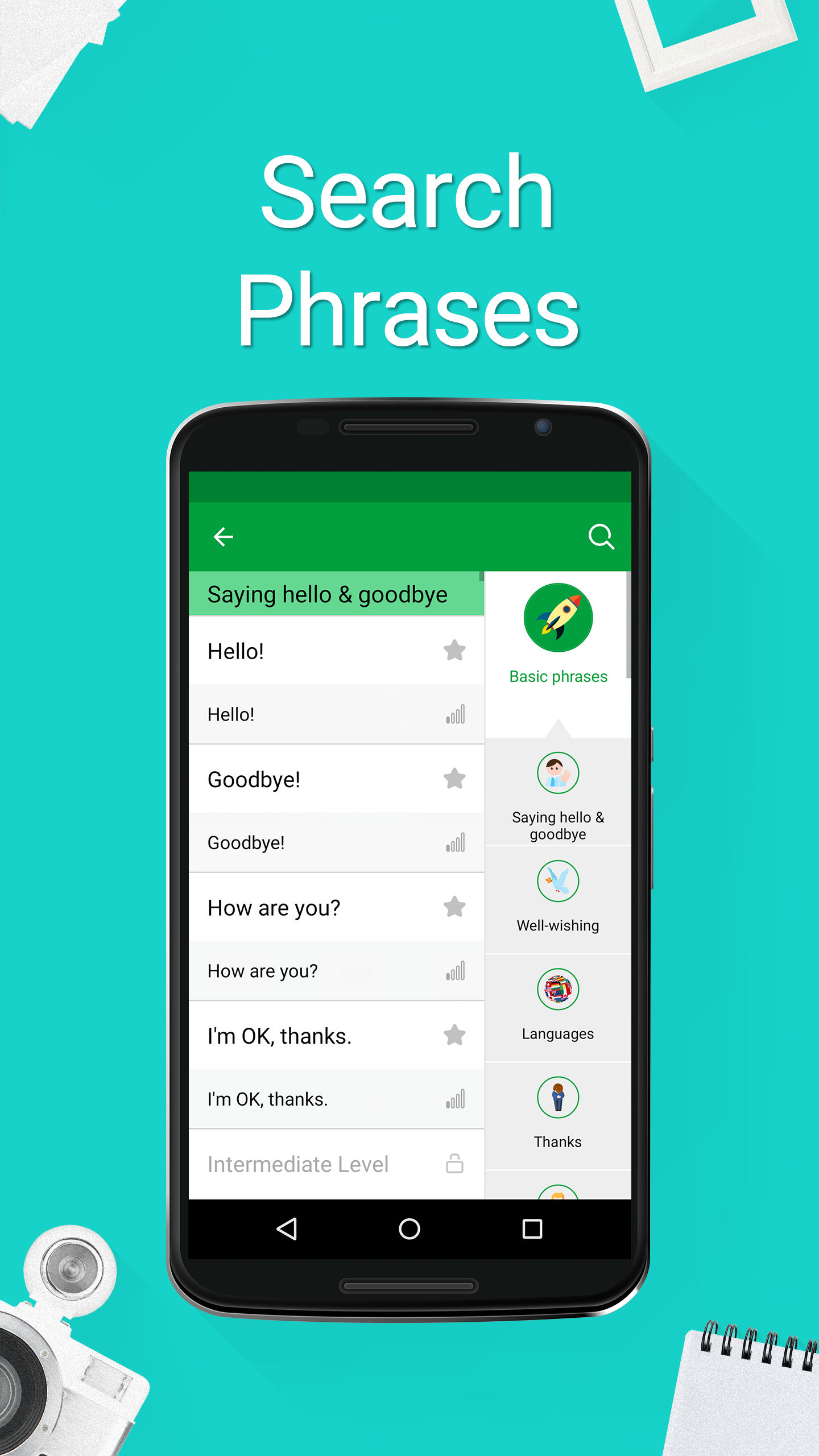 اسکرین شات 5 برنامه Learn English - 5,000 Phrases