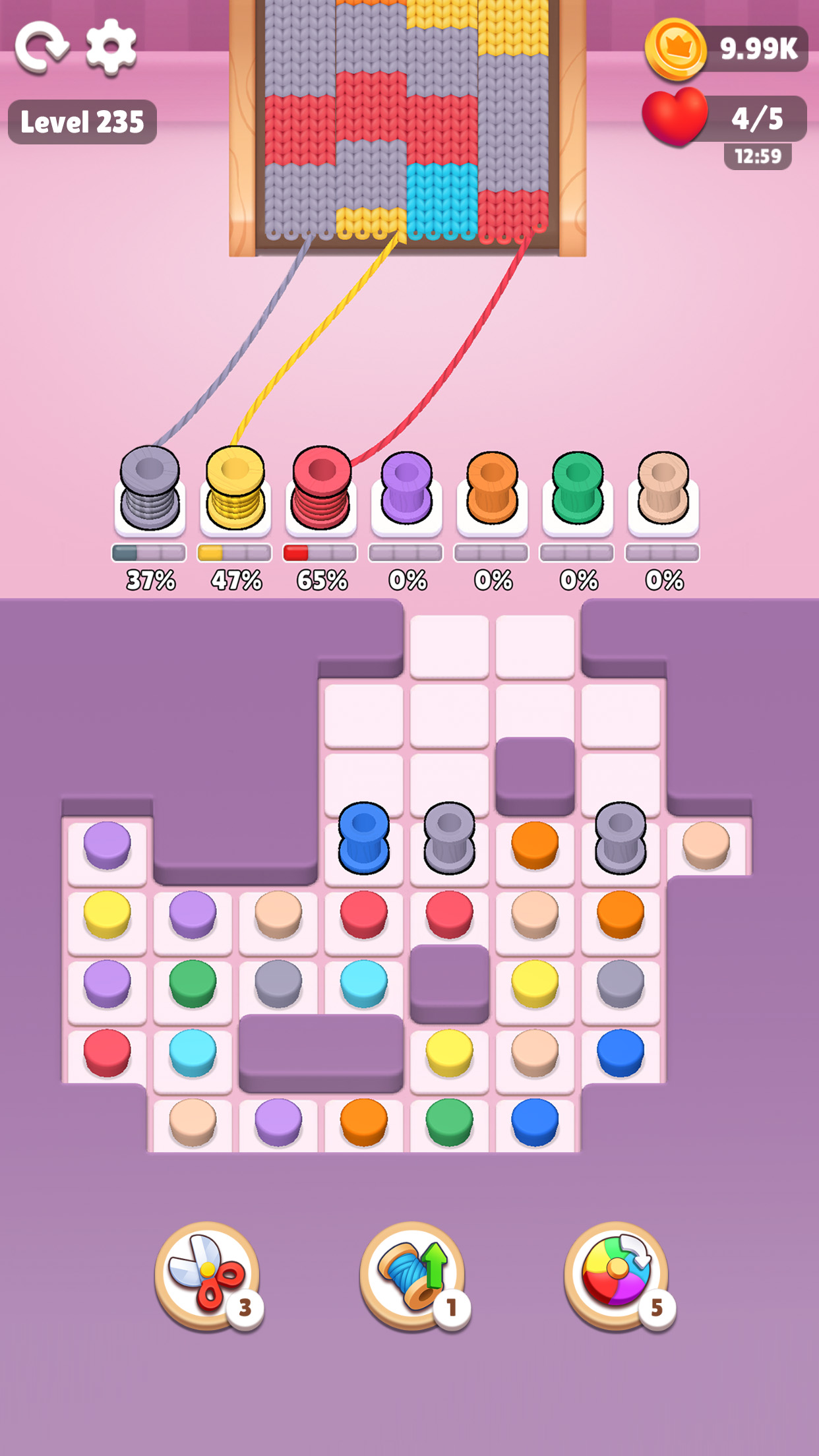 اسکرین شات 2 بازی Color Knitzy