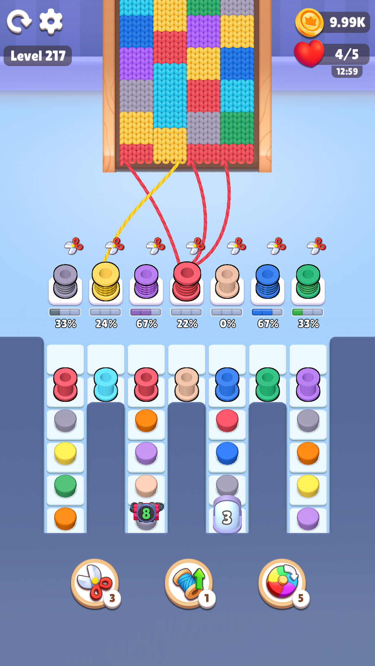 اسکرین شات 6 بازی Color Knitzy