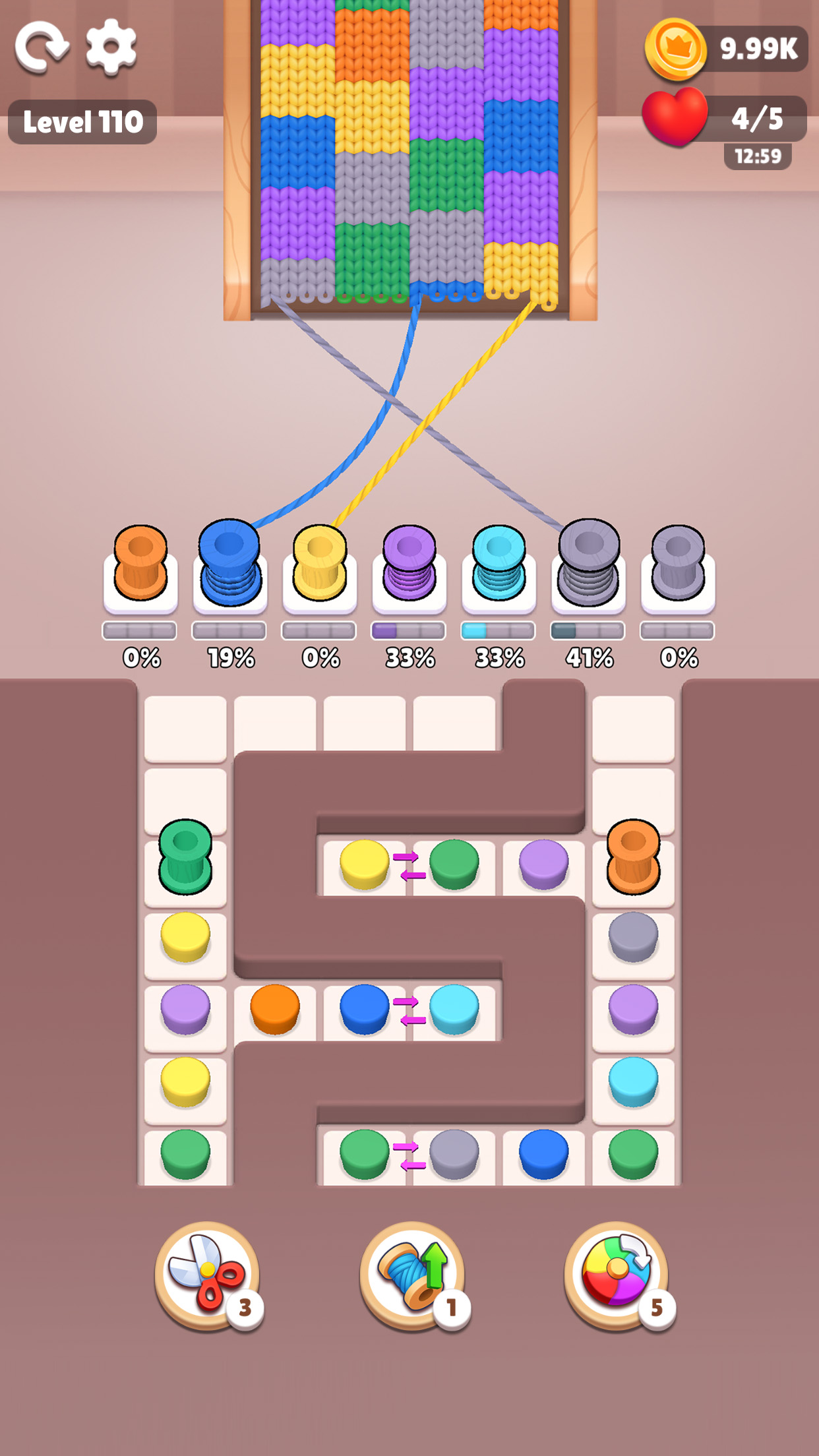 اسکرین شات 7 بازی Color Knitzy
