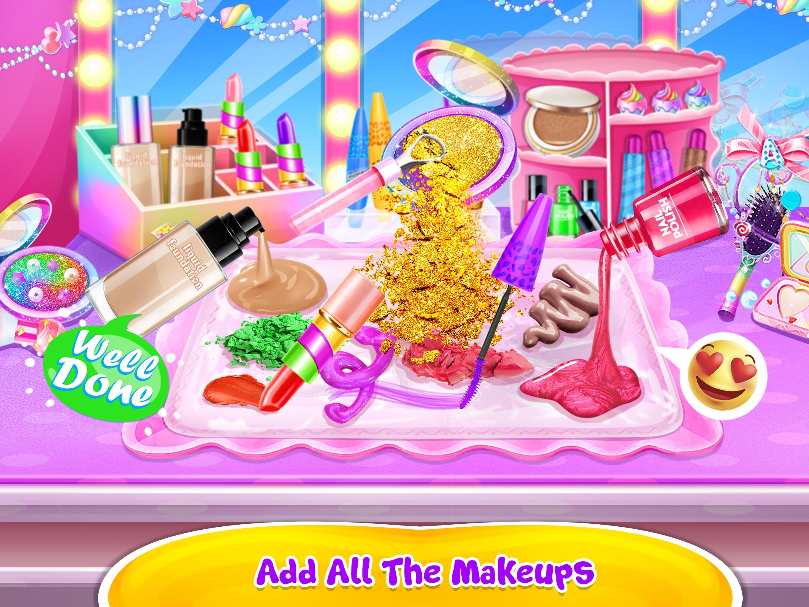 اسکرین شات 1 بازی Makeup Slime - Glitter Slime