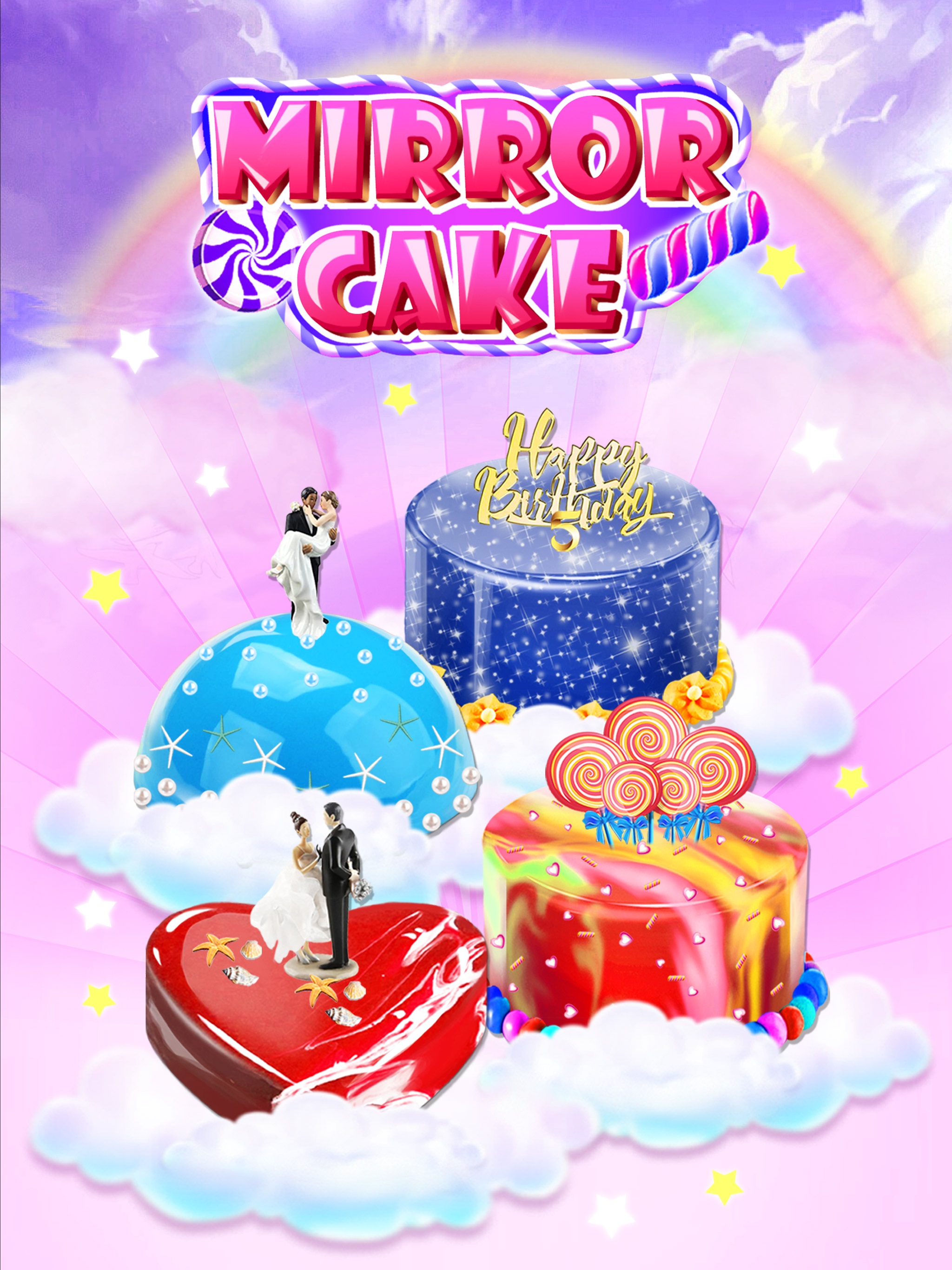 اسکرین شات 1 بازی Mirror Cake - Sweet Desserts