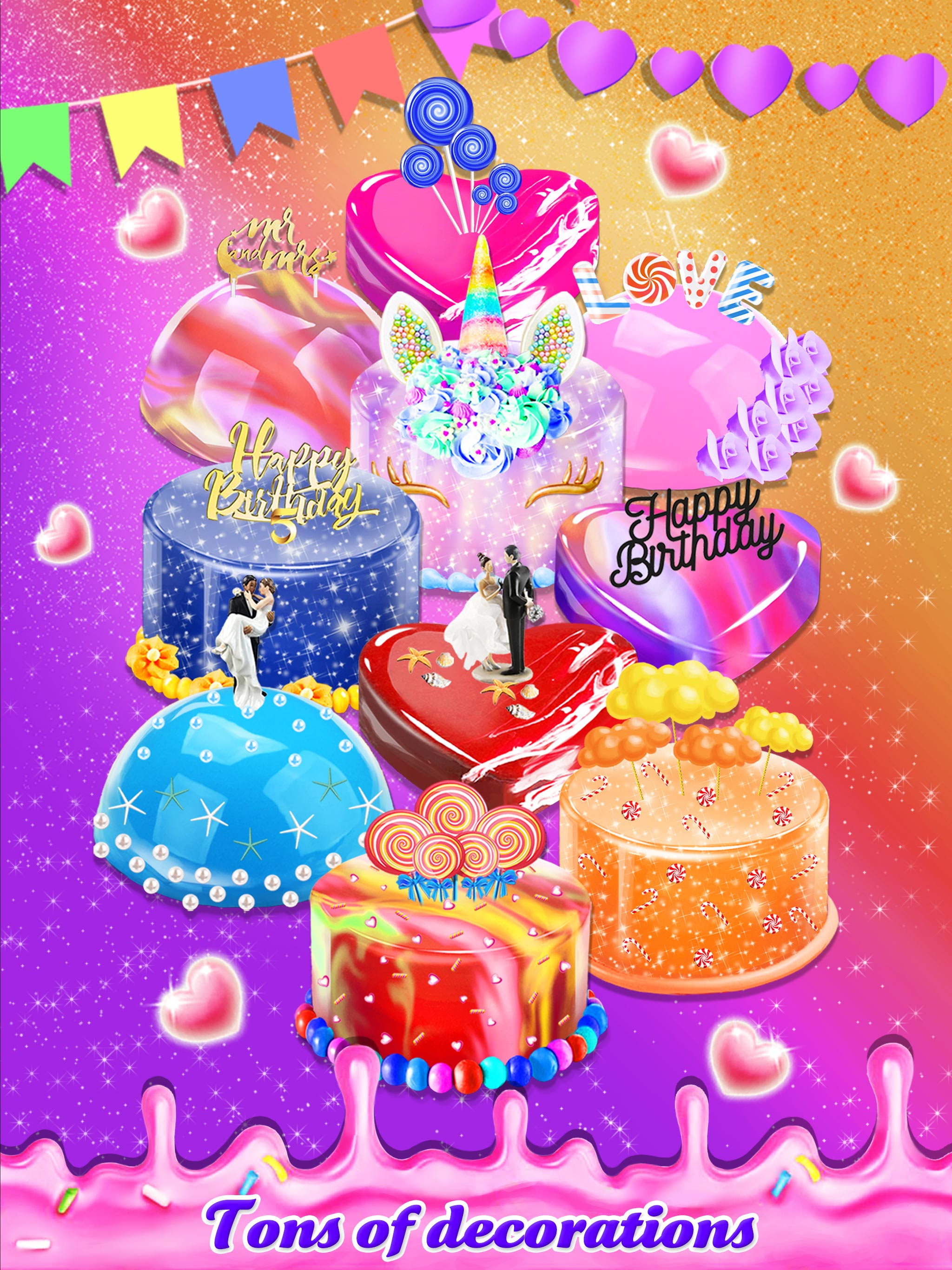 اسکرین شات 3 بازی Mirror Cake - Sweet Desserts