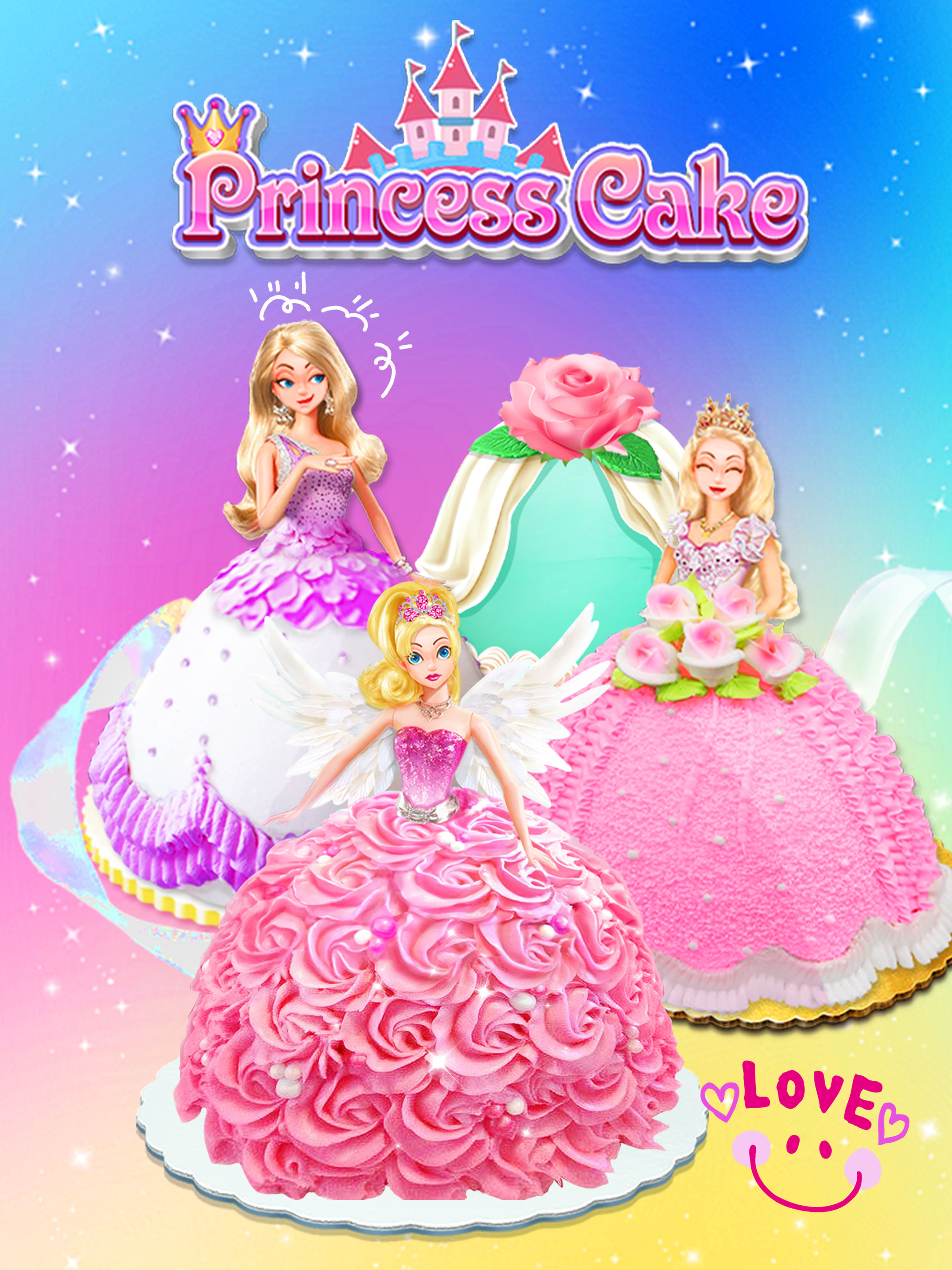 اسکرین شات 6 بازی Princess Cake - Sweet Desserts