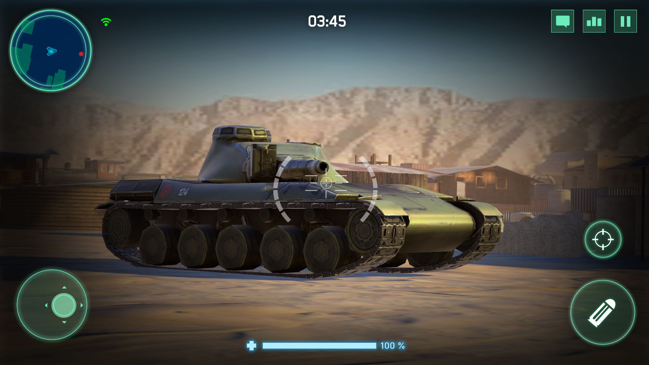 اسکرین شات 2 بازی War Machines:Tanks Battle Game