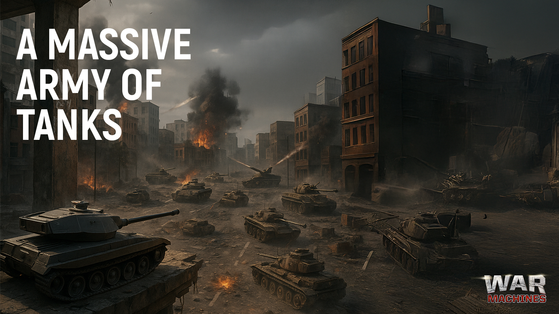 اسکرین شات 4 بازی War Machines：Tanks Battle Game