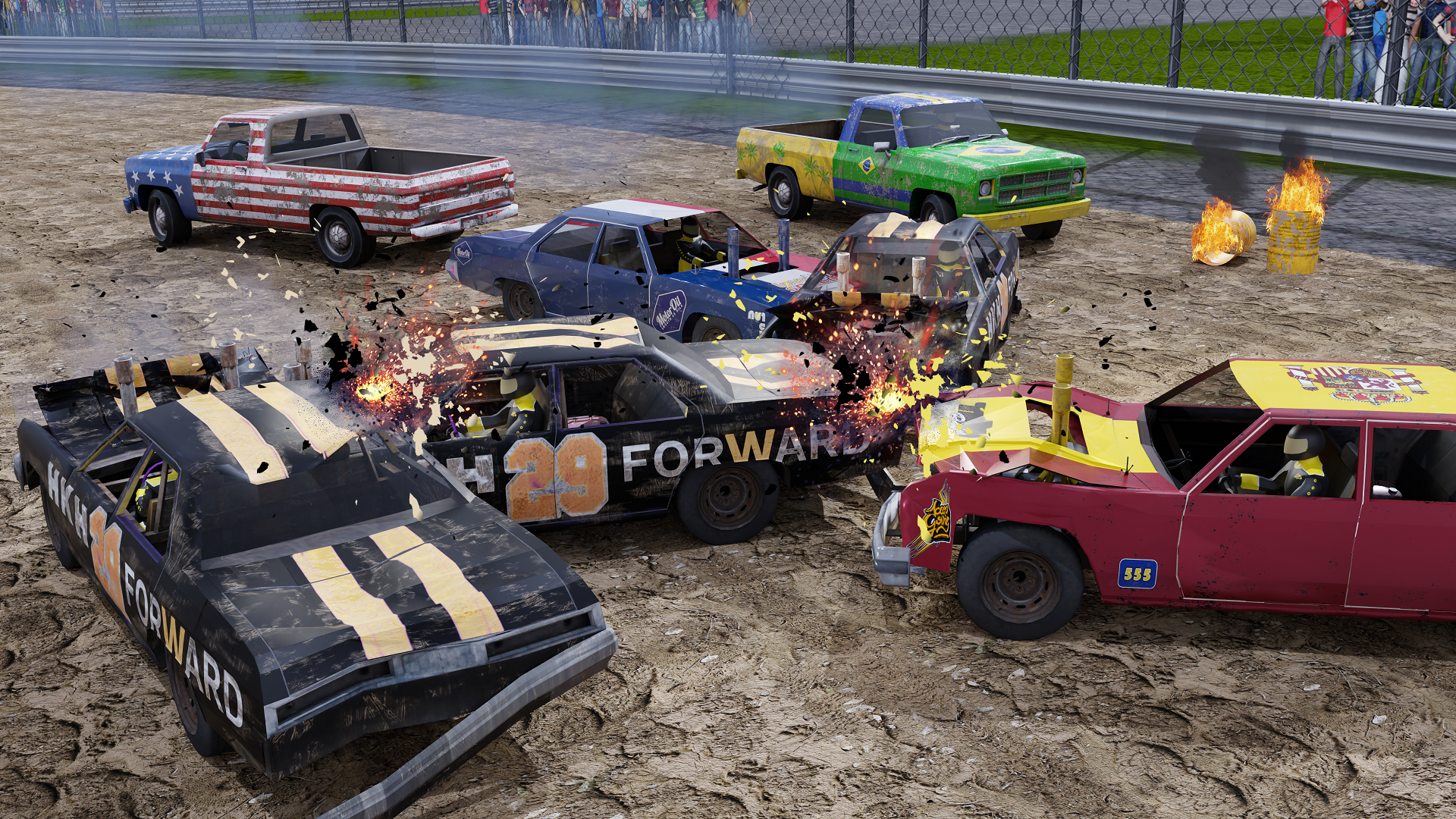 اسکرین شات 4 بازی Demolition Derby: Car Games