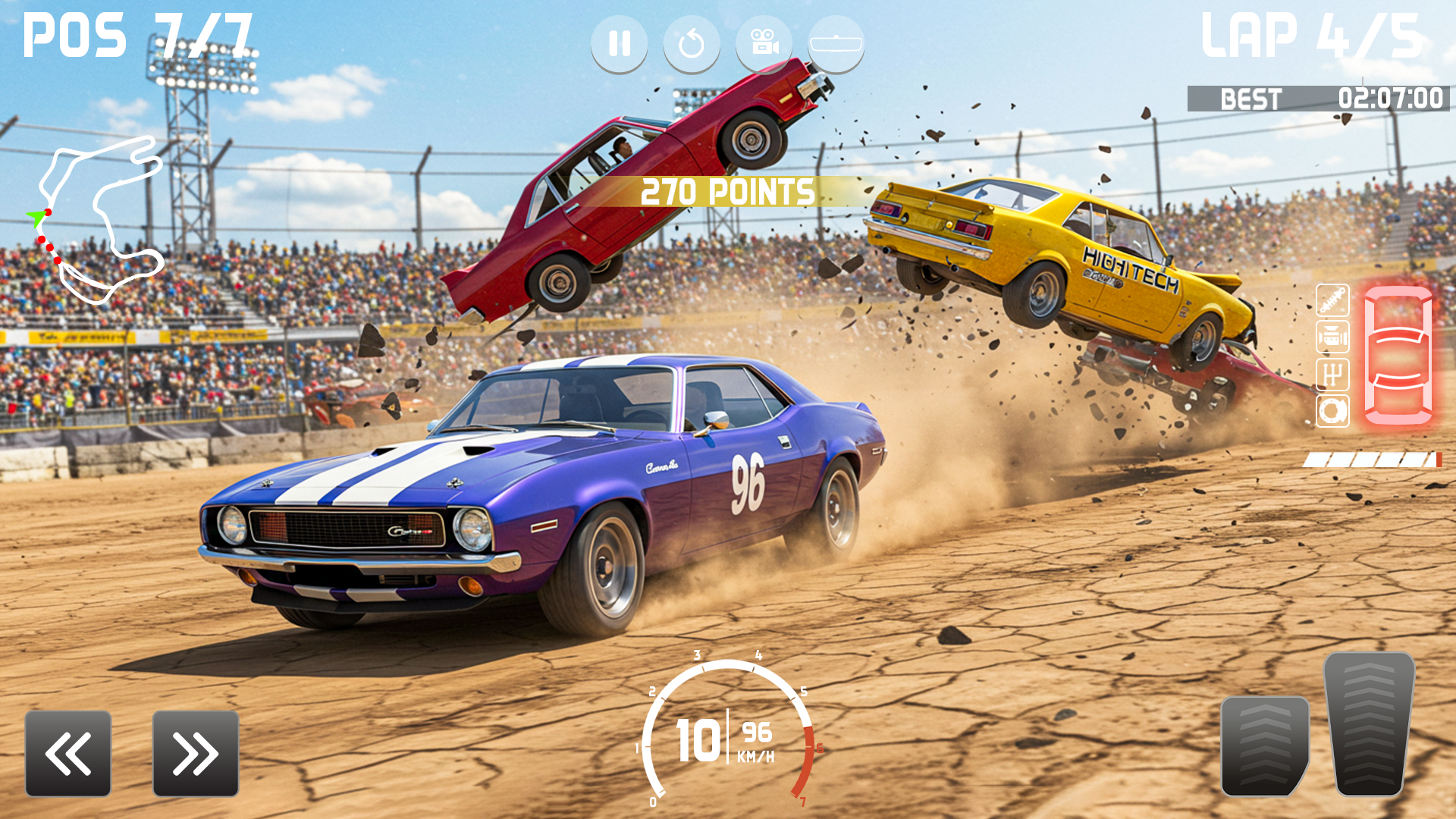 اسکرین شات 1 بازی Demolition Derby: Car Games