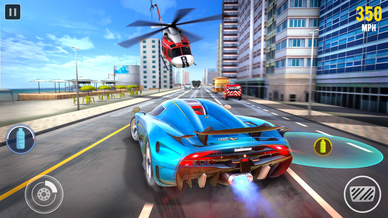 اسکرین شات 3 بازی Crazy Car Racing Games Offline