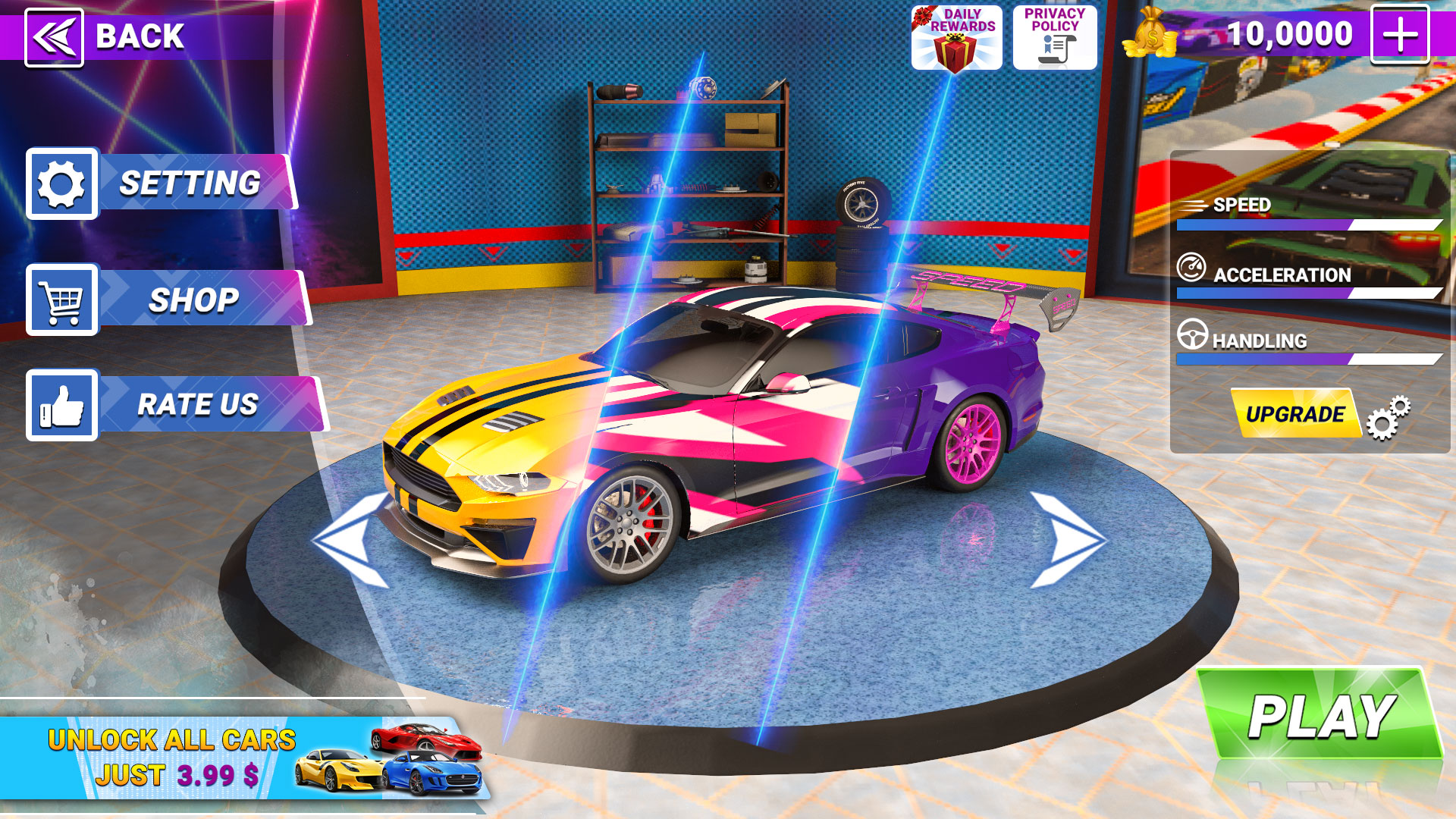 اسکرین شات 8 برنامه Car Games 3D: Car Racing Games