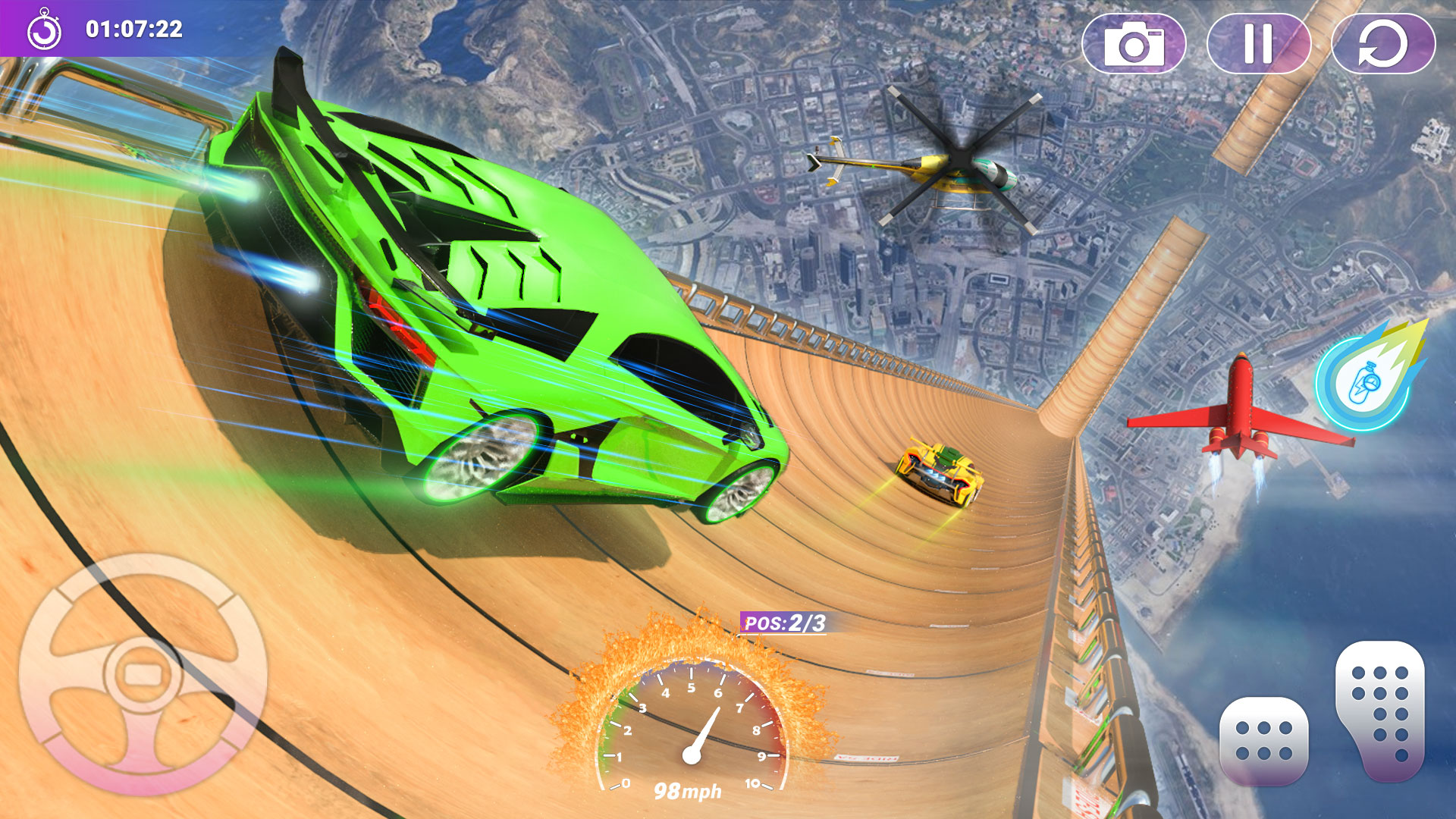 اسکرین شات 1 برنامه Car Games 3D: Car Racing Games