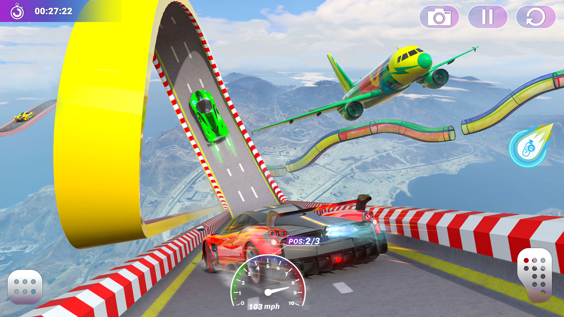 اسکرین شات 3 برنامه Car Games 3D: Car Racing Games
