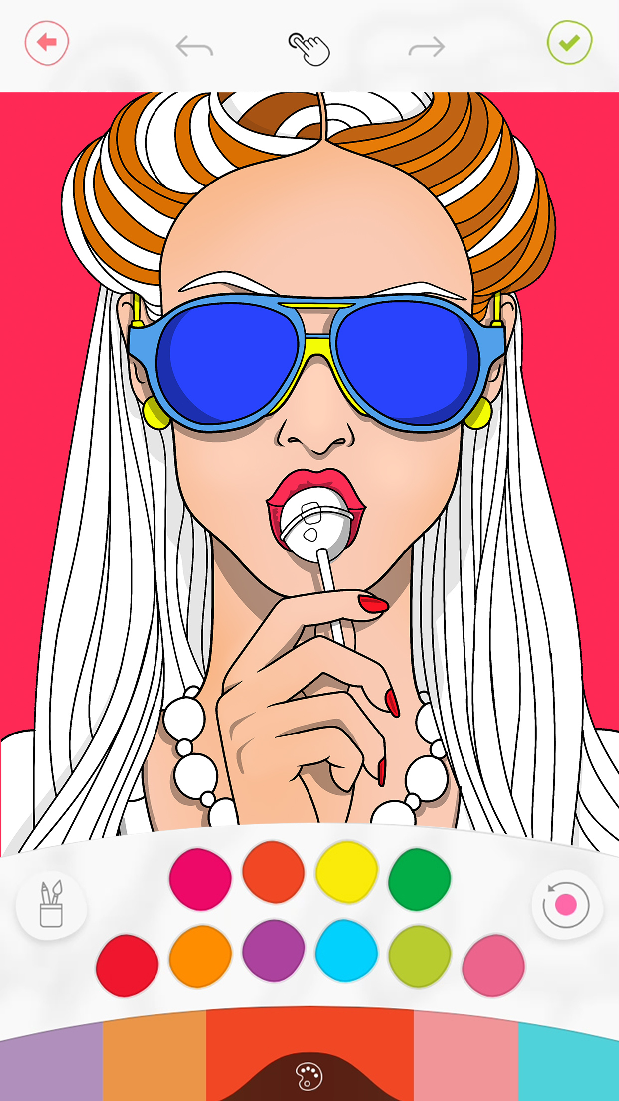 اسکرین شات 2 برنامه Colorfy: Coloring Book Games