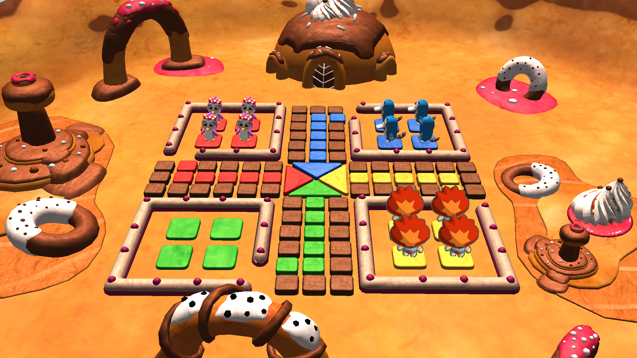 اسکرین شات 2 بازی Ludo 3D Multiplayer