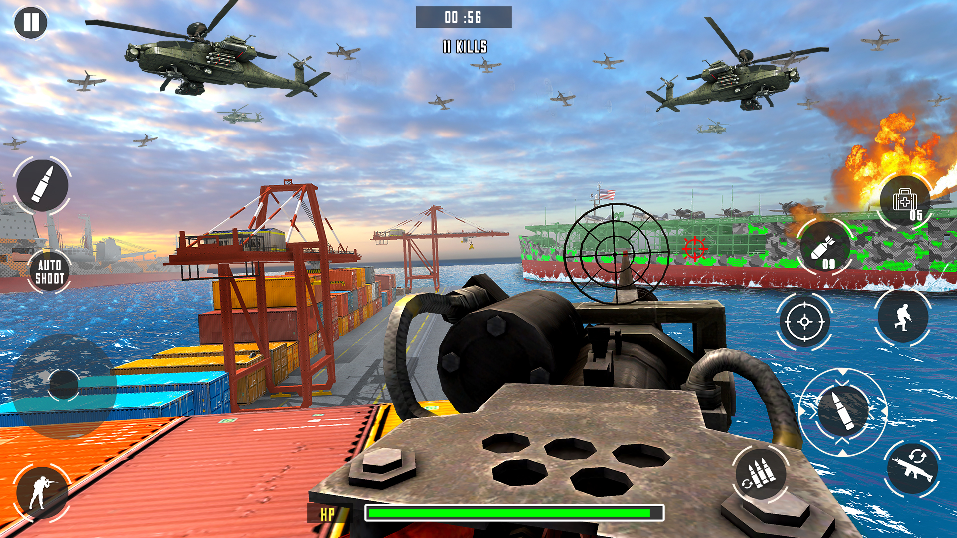 اسکرین شات 1 بازی Naval Battle - Modern Warships