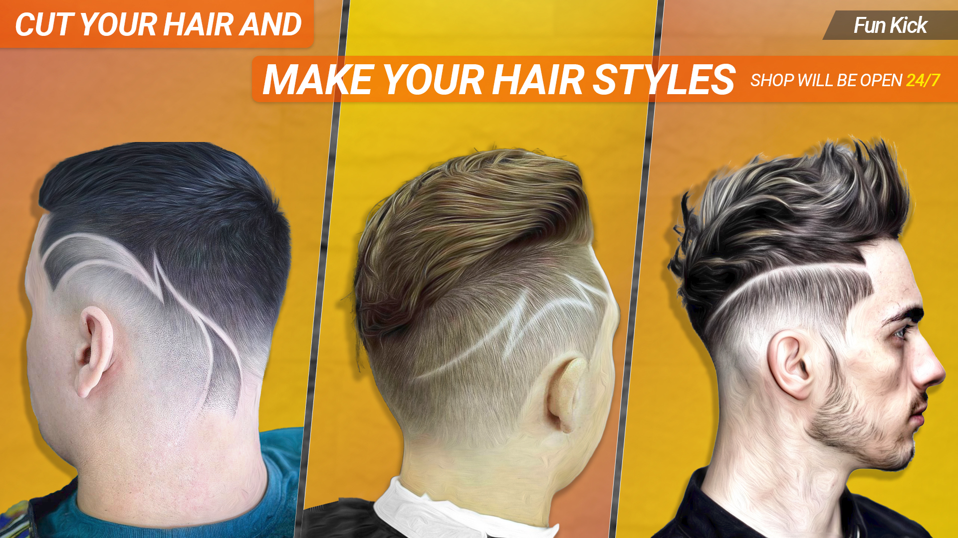 اسکرین شات 1 بازی Barber Shop Haircut Game 3D