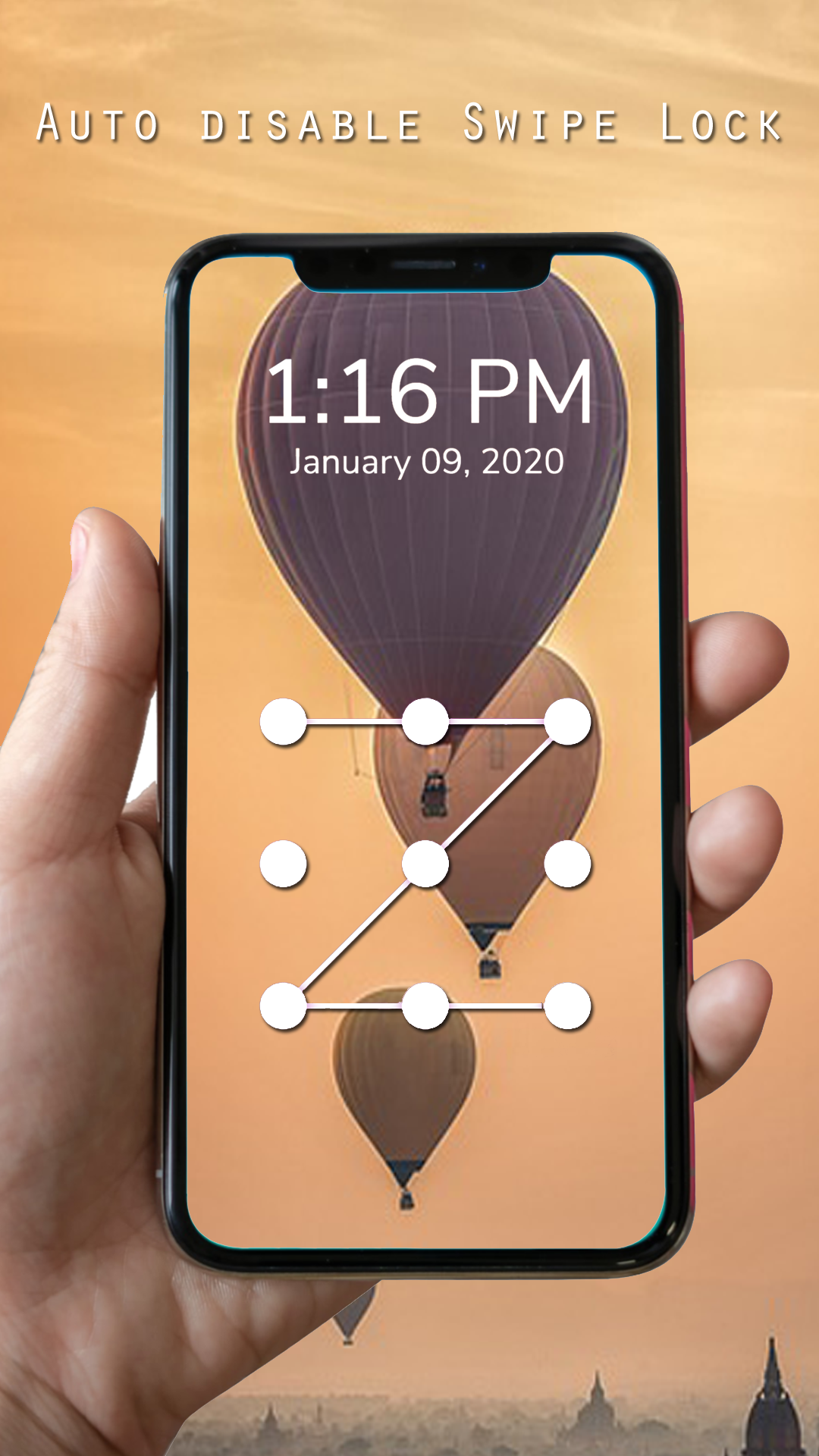 اسکرین شات 5 برنامه Pattern Lock Screen