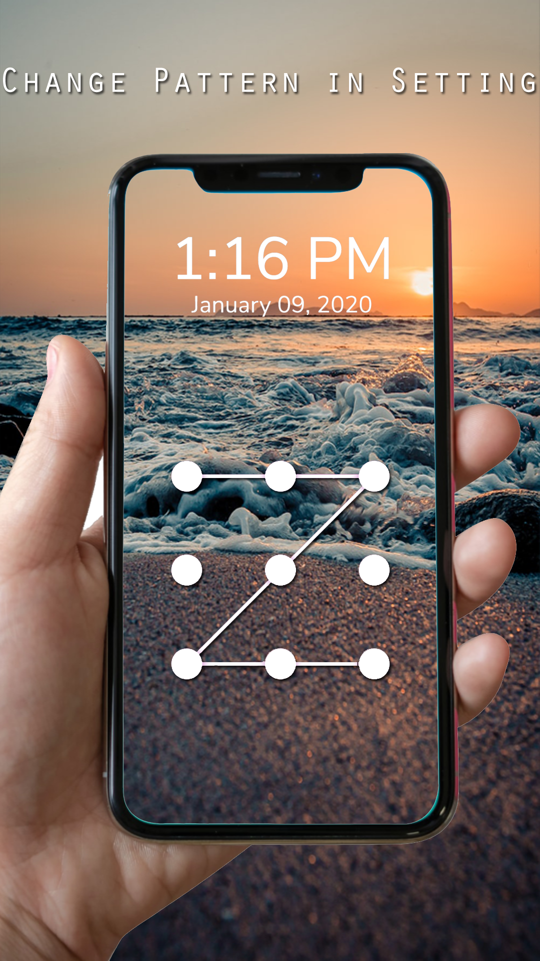 اسکرین شات 6 برنامه Pattern Lock Screen