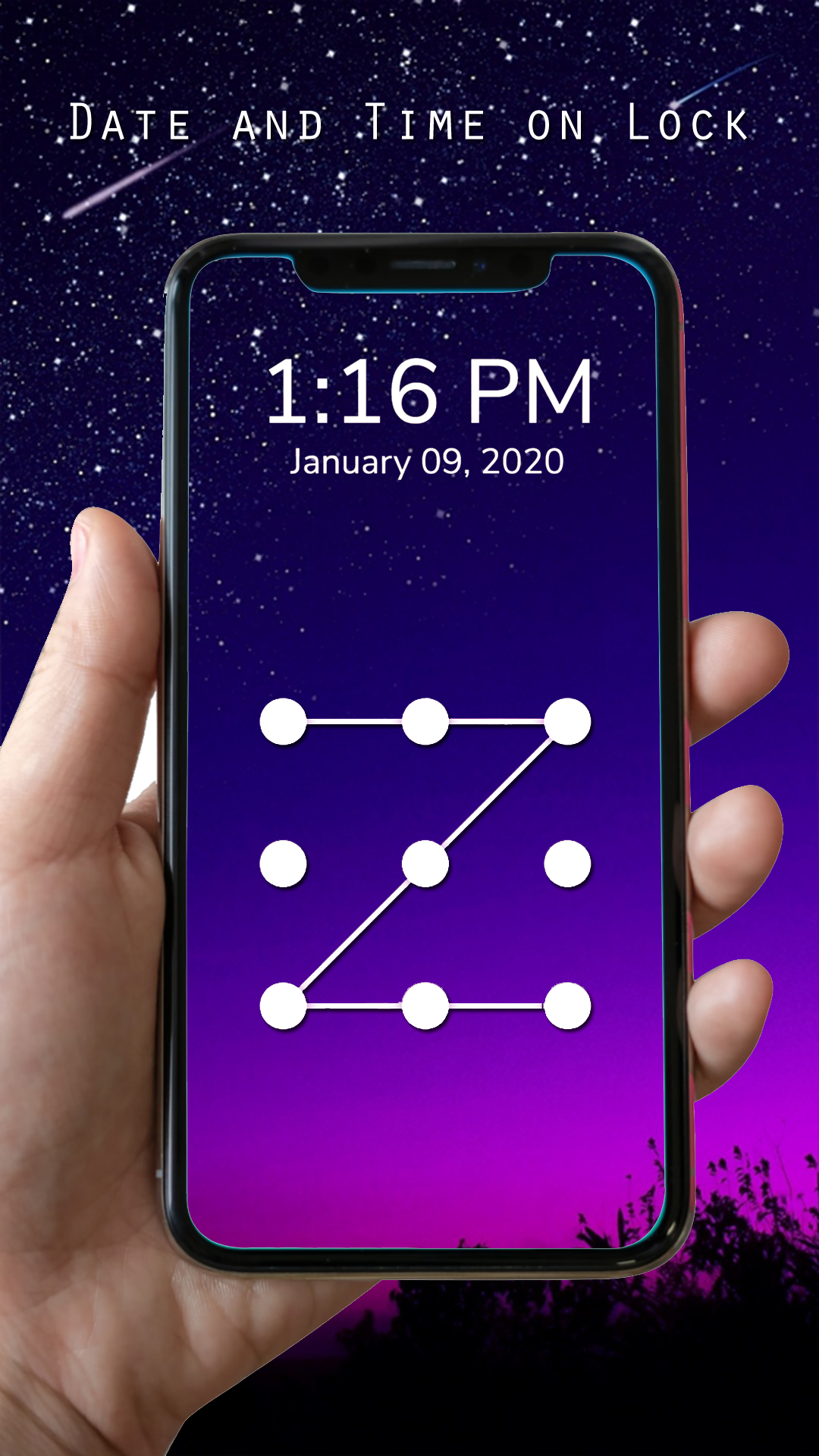 اسکرین شات 3 برنامه Pattern Lock Screen