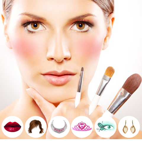 اسکرین شات 6 برنامه Face Makeup Beauty