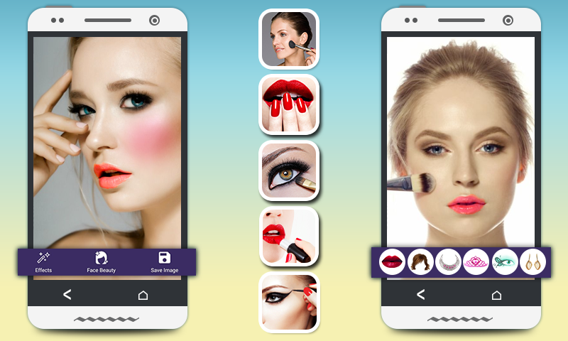 اسکرین شات 1 برنامه Face Makeup Beauty