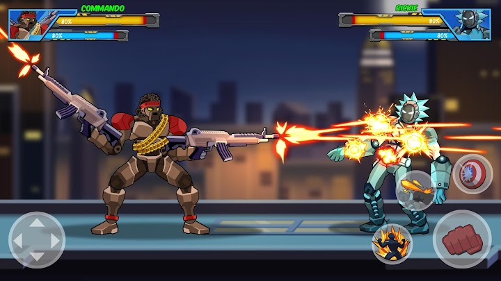 اسکرین شات 2 بازی Robot Super: Hero Champions