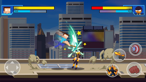 اسکرین شات 4 بازی Stick Super: Hero - Strike Fight for heroes legend
