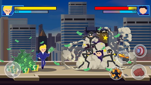 اسکرین شات 2 بازی Stick Super: Hero - Strike Fight for heroes legend