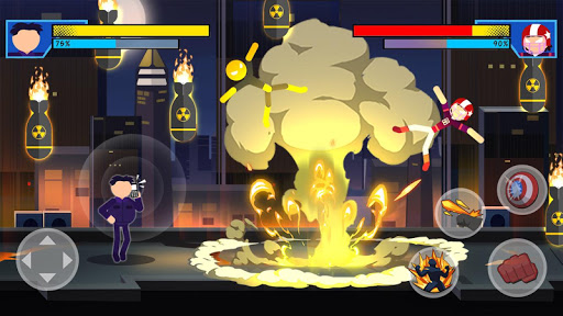 اسکرین شات 3 بازی Stick Super: Hero - Strike Fight for heroes legend