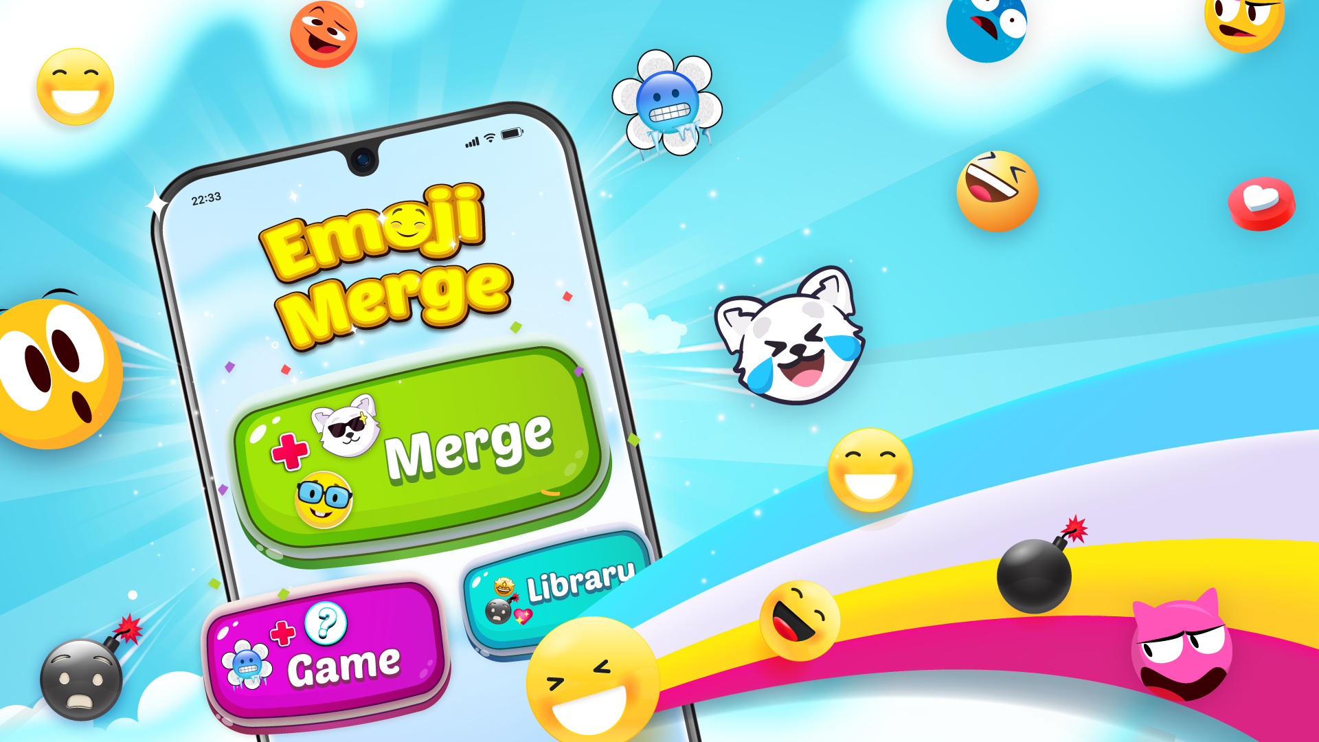 اسکرین شات 1 برنامه Emoji Merge - DIY Emoji Mix