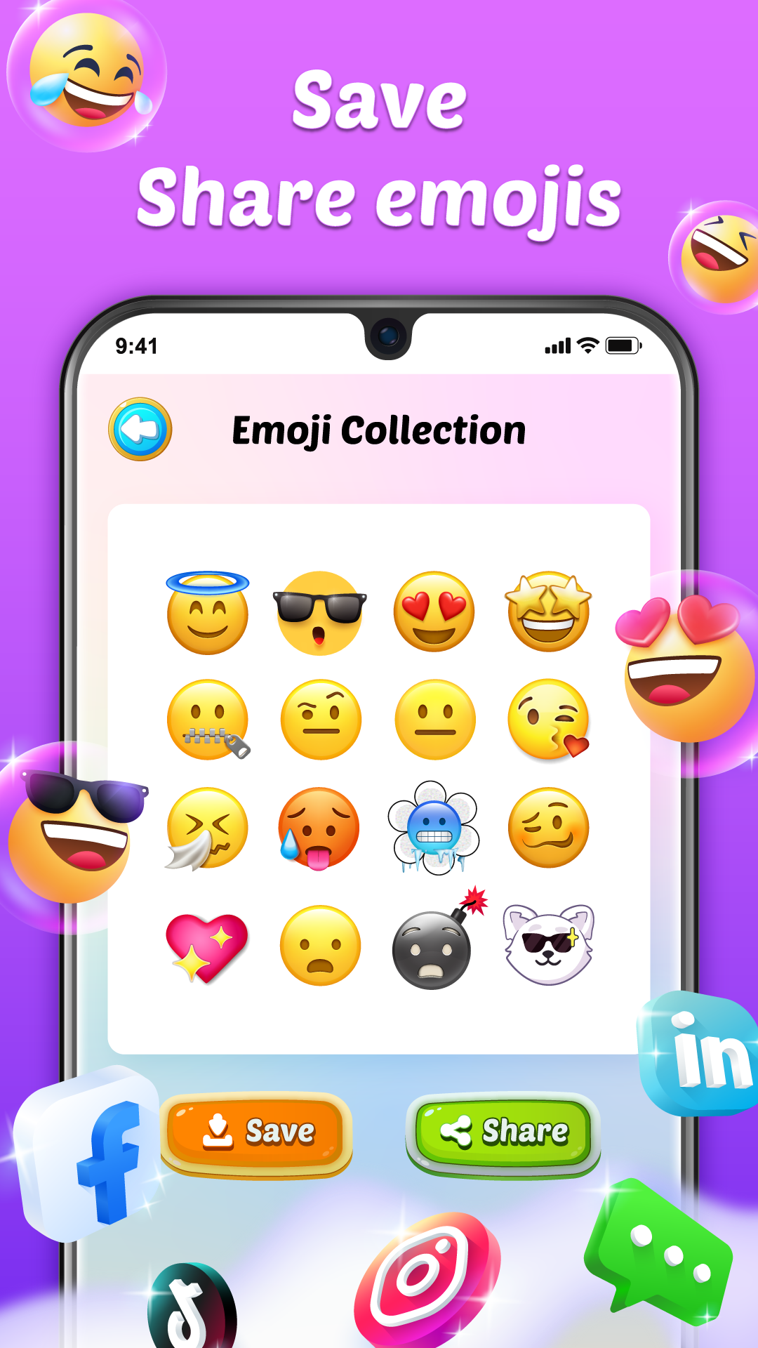 اسکرین شات 7 برنامه Emoji Merge - DIY Emoji Mix