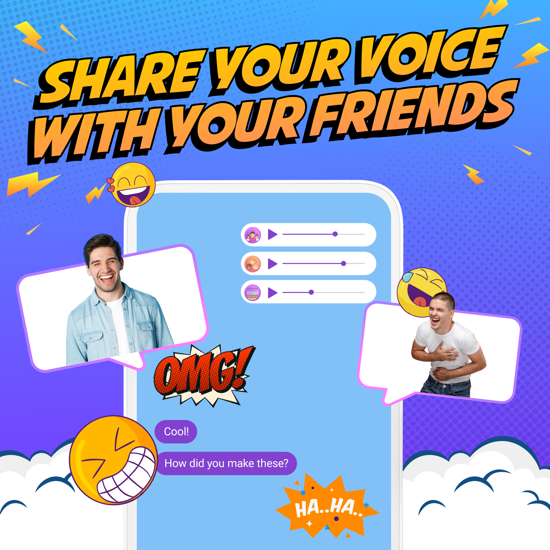 اسکرین شات 7 برنامه Voice Changer by Sound Effects