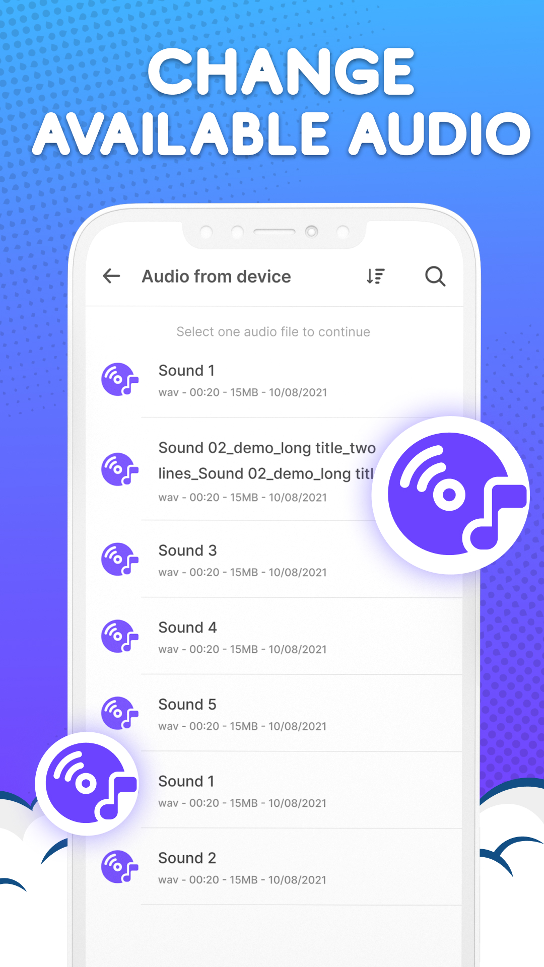 اسکرین شات 5 برنامه Voice Changer by Sound Effects