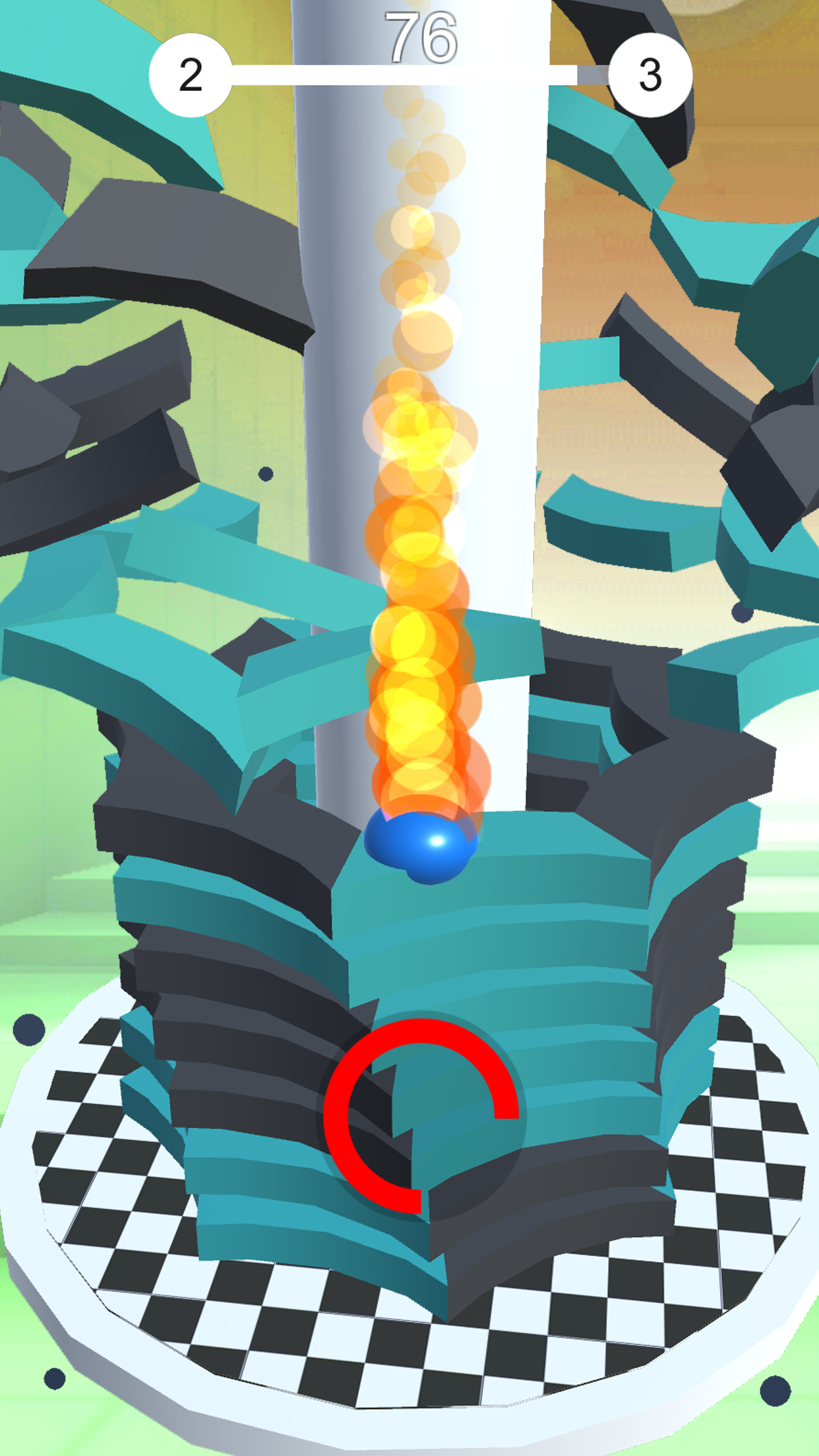 اسکرین شات 3 بازی Ball Run Stack: Stack Ball 3D